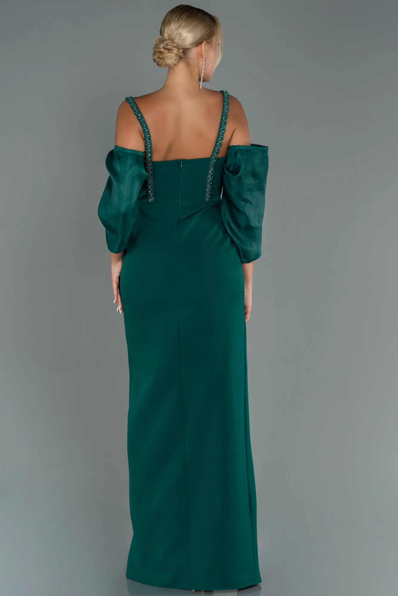 Emerald Green-Long Evening Dress ABU3105
