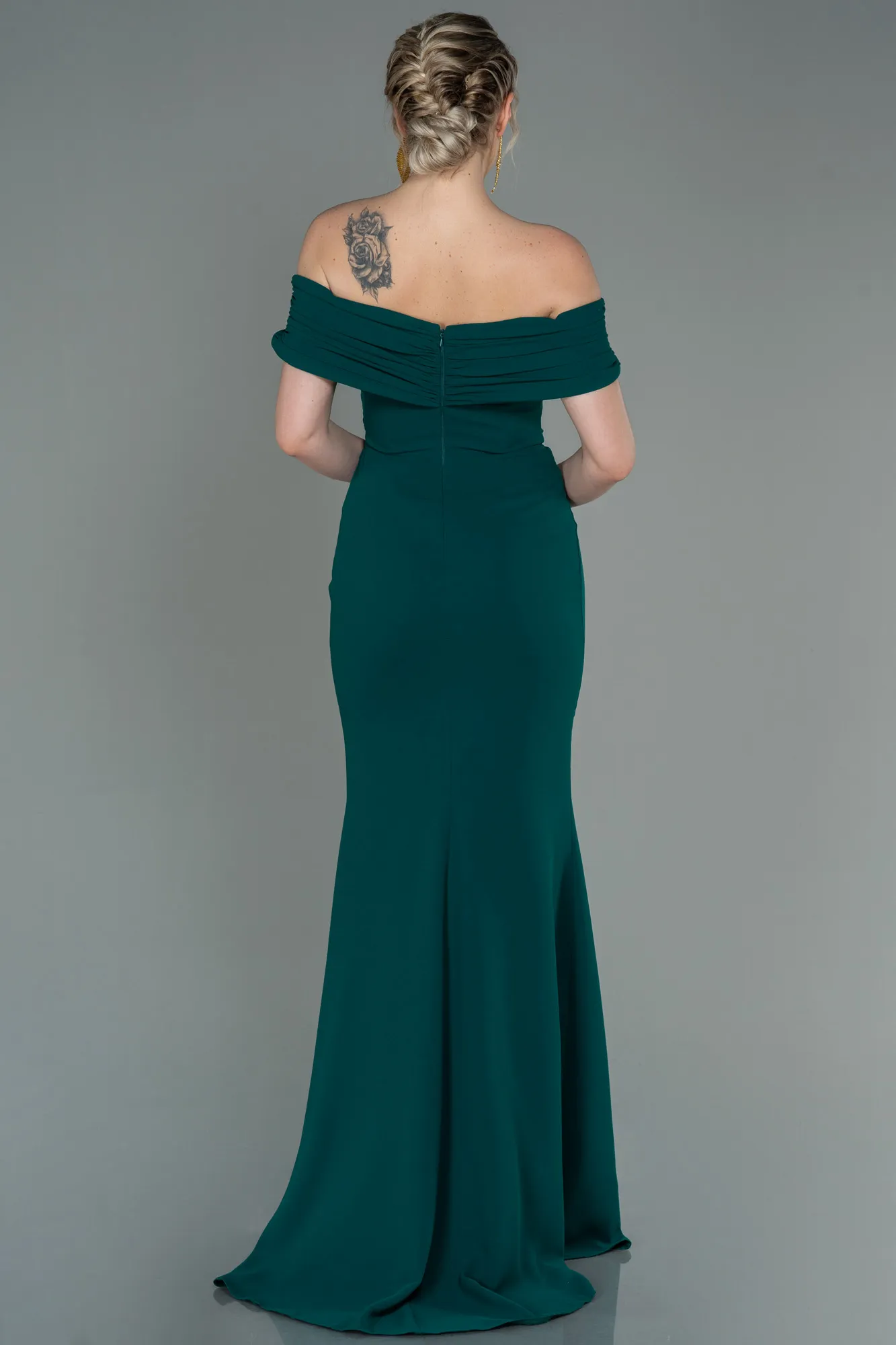 Emerald Green-Long Evening Dress ABU3156