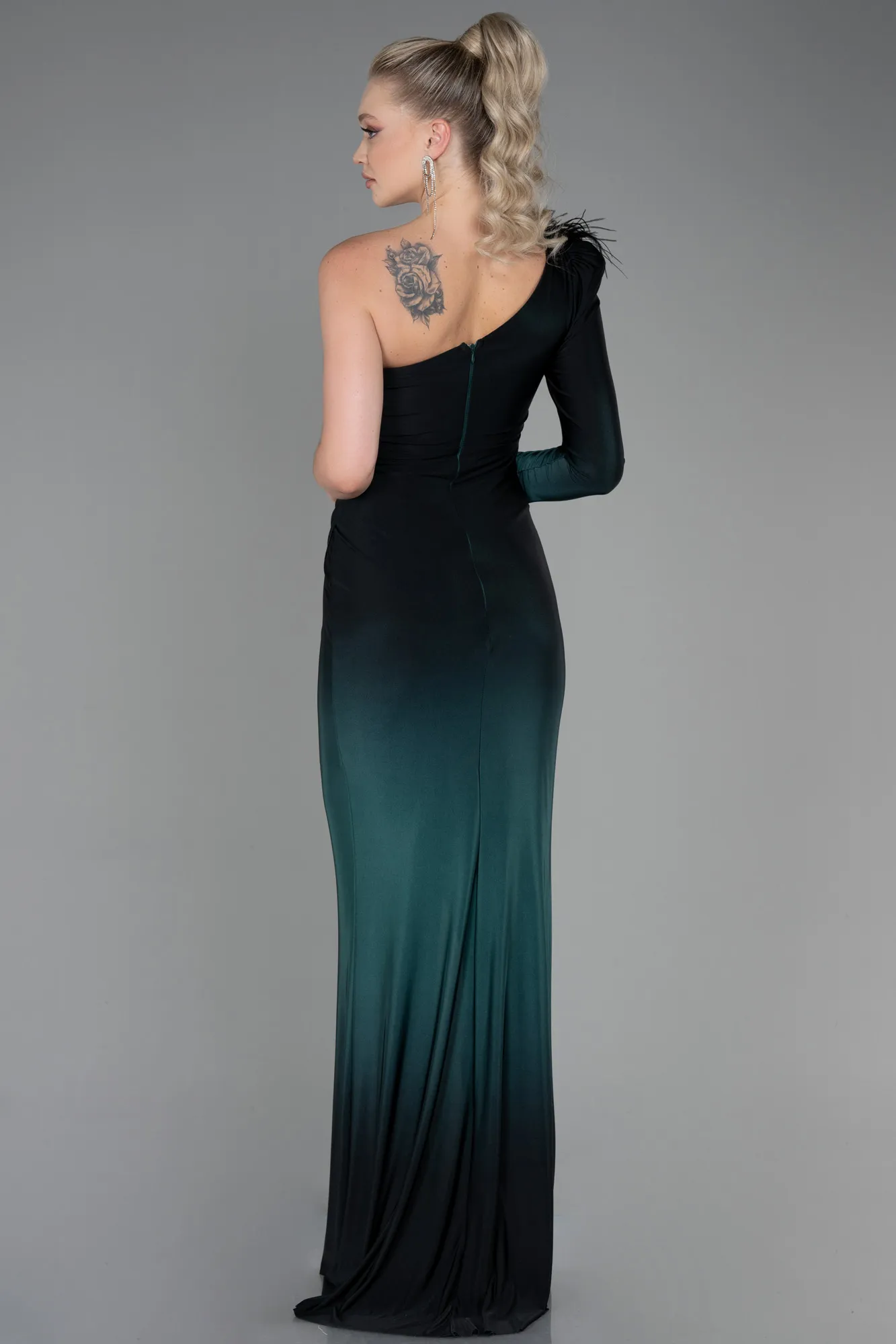 Emerald Green-Long Evening Dress ABU3225