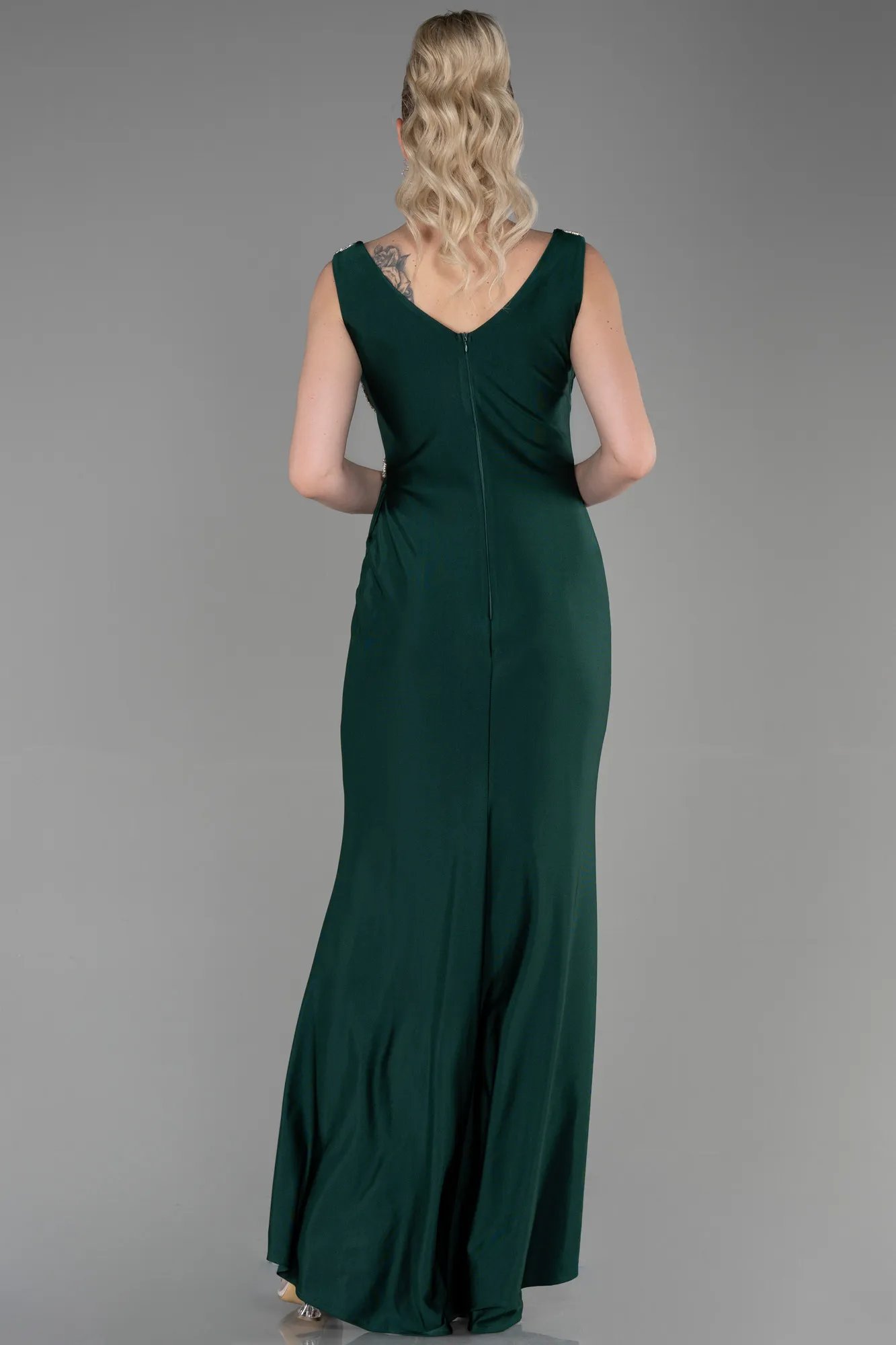 Emerald Green-Long Evening Dress ABU3270