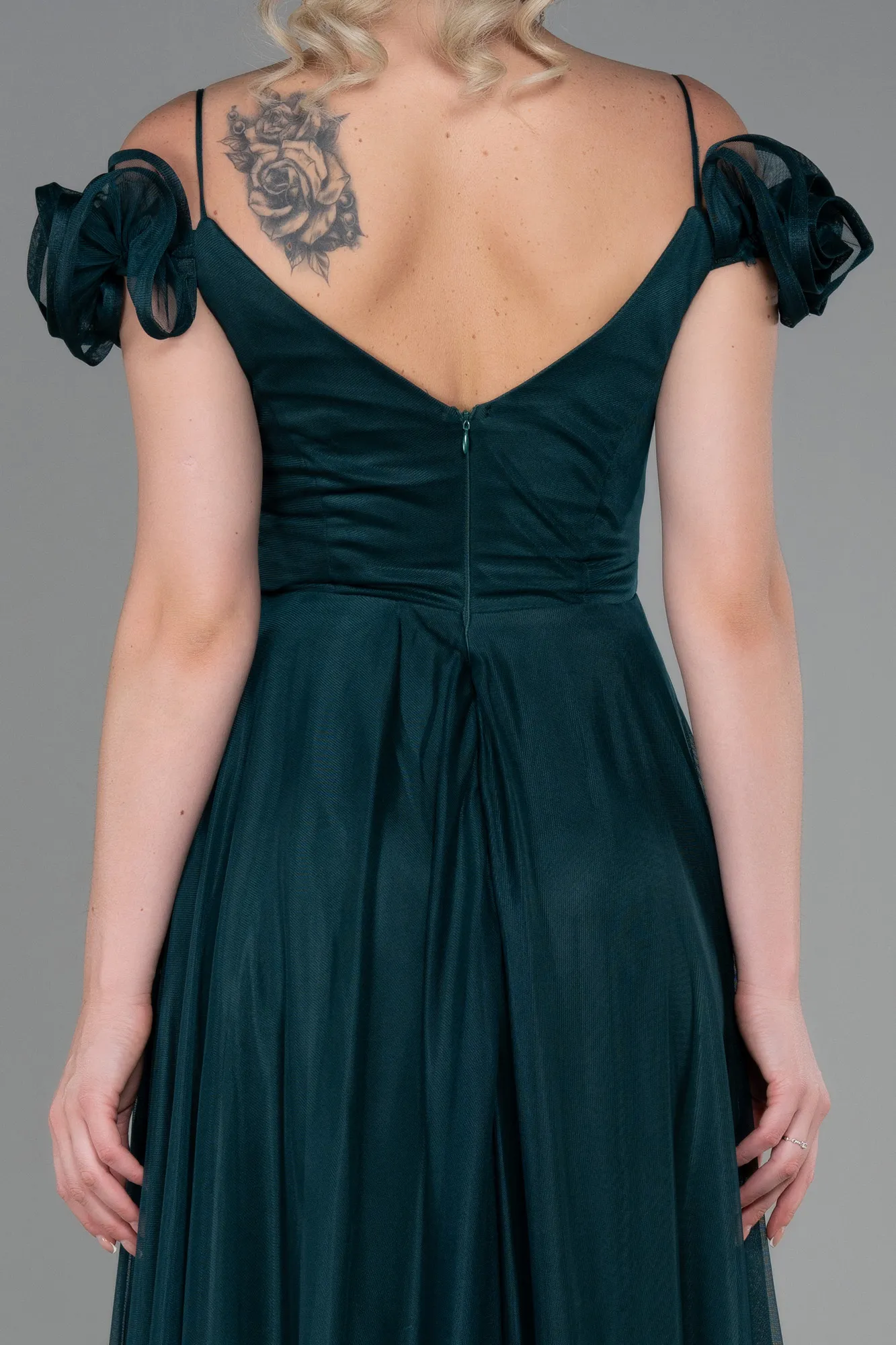 Emerald Green-Long Evening Dress ABU3272