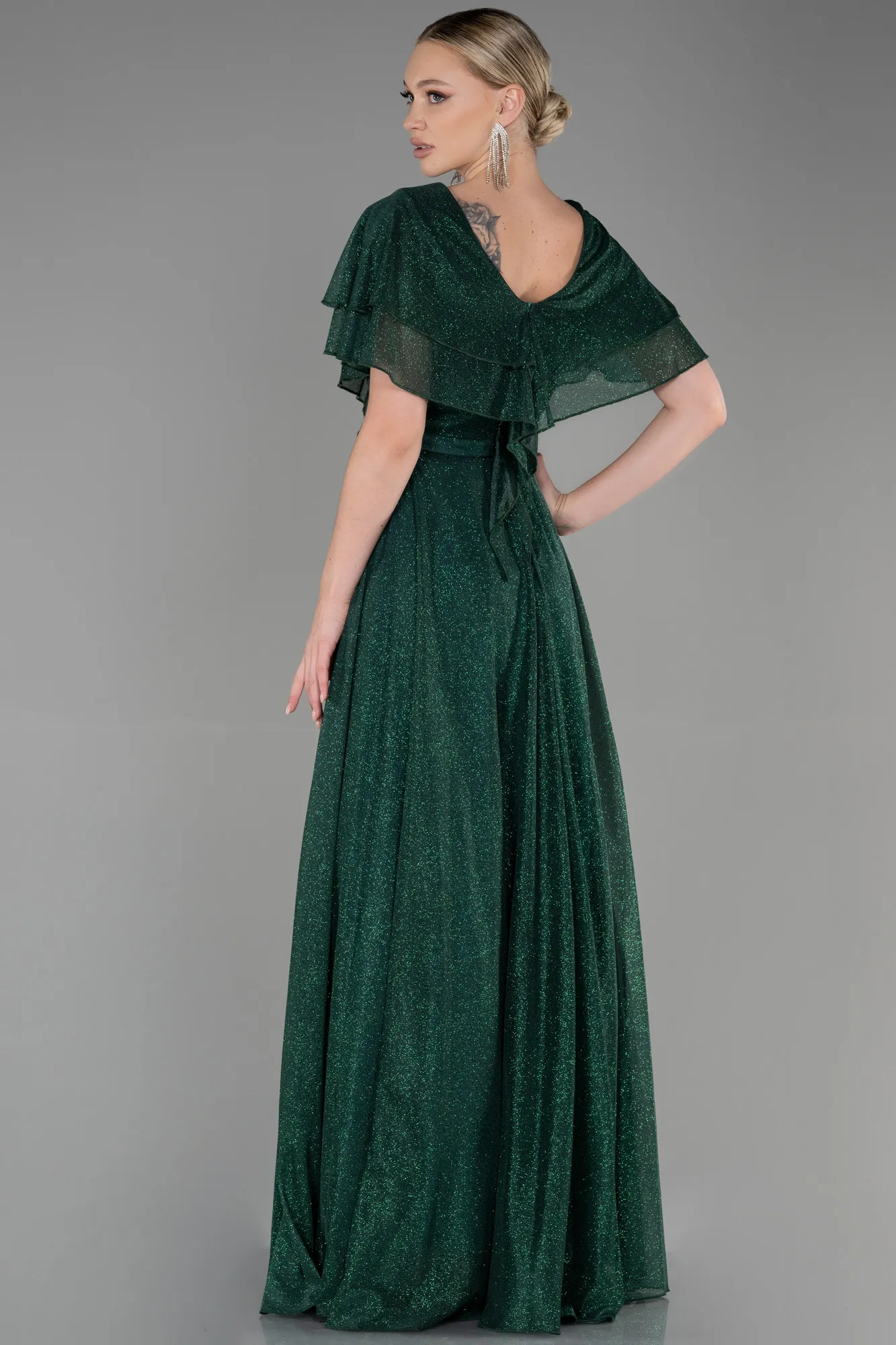 Emerald Green-Long Evening Dress ABU3313