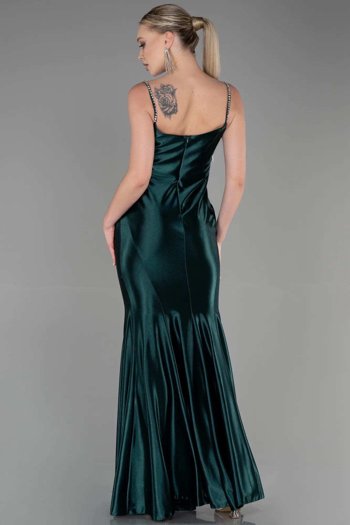 Emerald Green-Long Evening Dress ABU3334