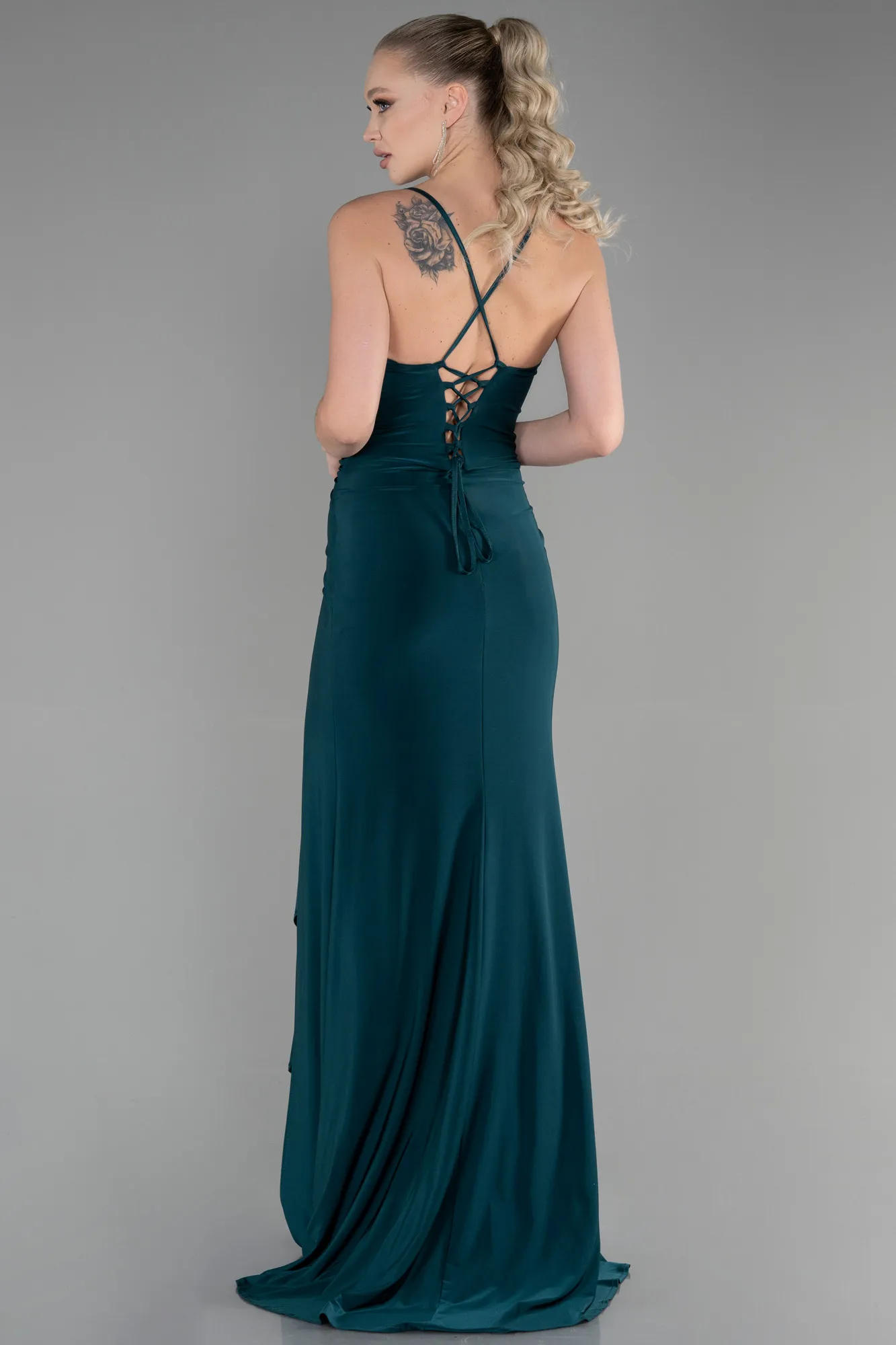 Emerald Green-Long Evening Dress ABU3363