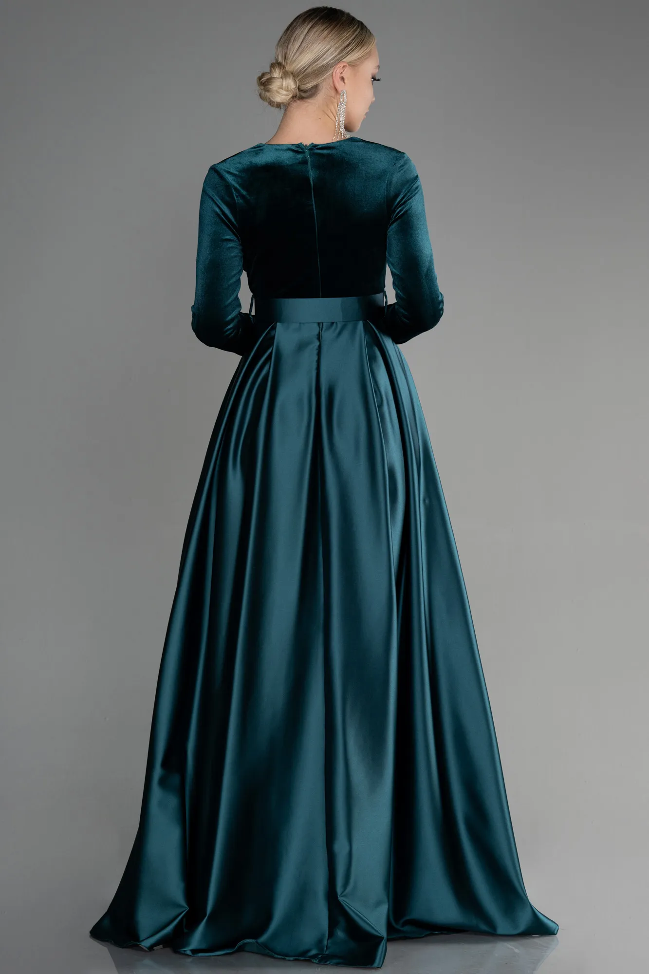 Emerald Green-Long Evening Dress ABU3388