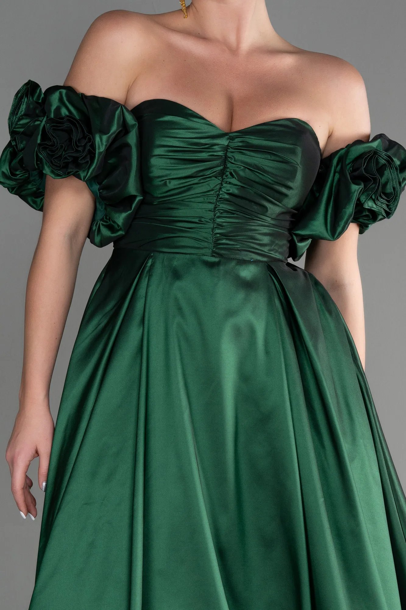 Emerald Green-Long Evening Dress ABU3547