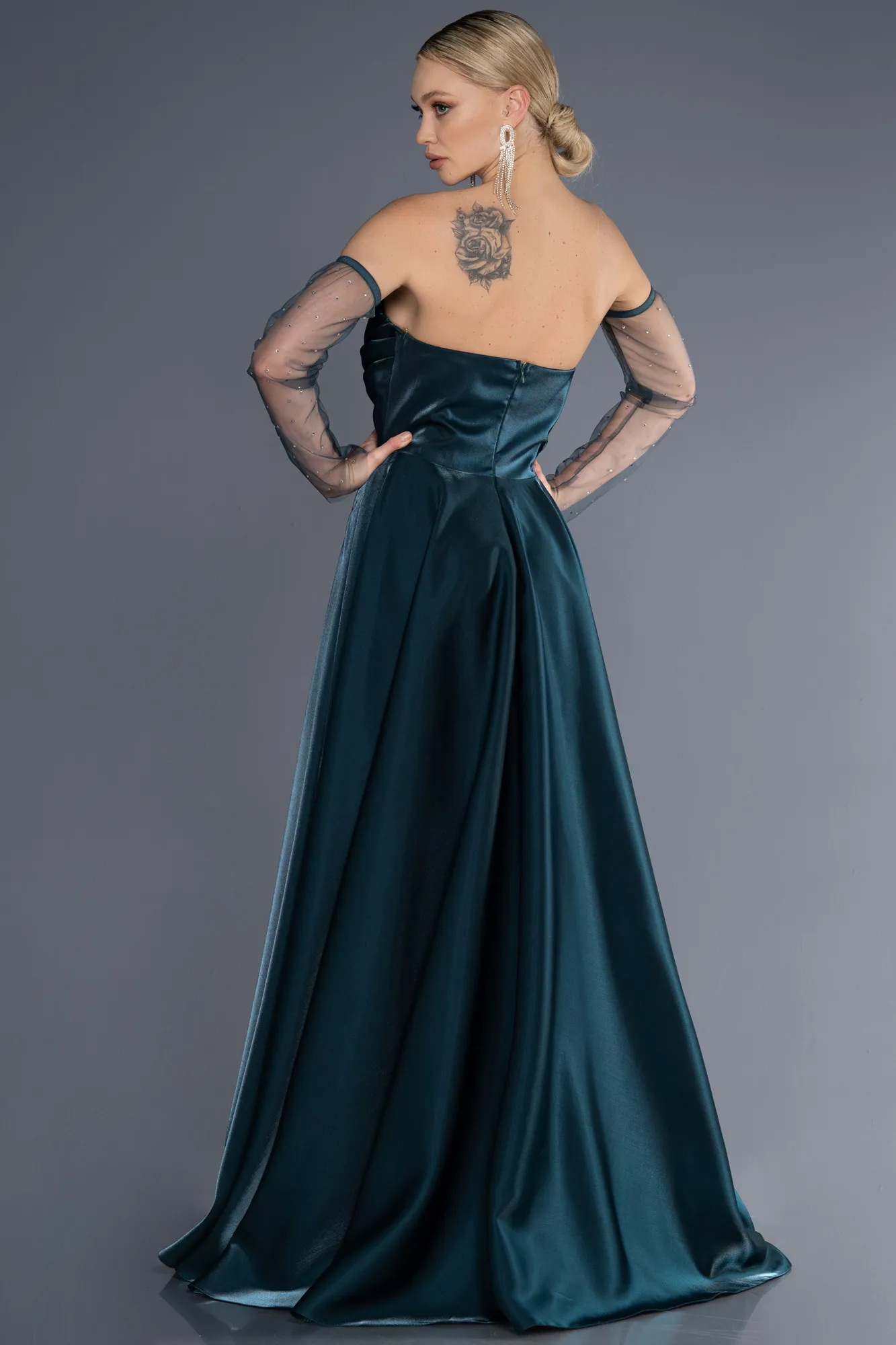 Emerald Green-Long Evening Dress ABU3604