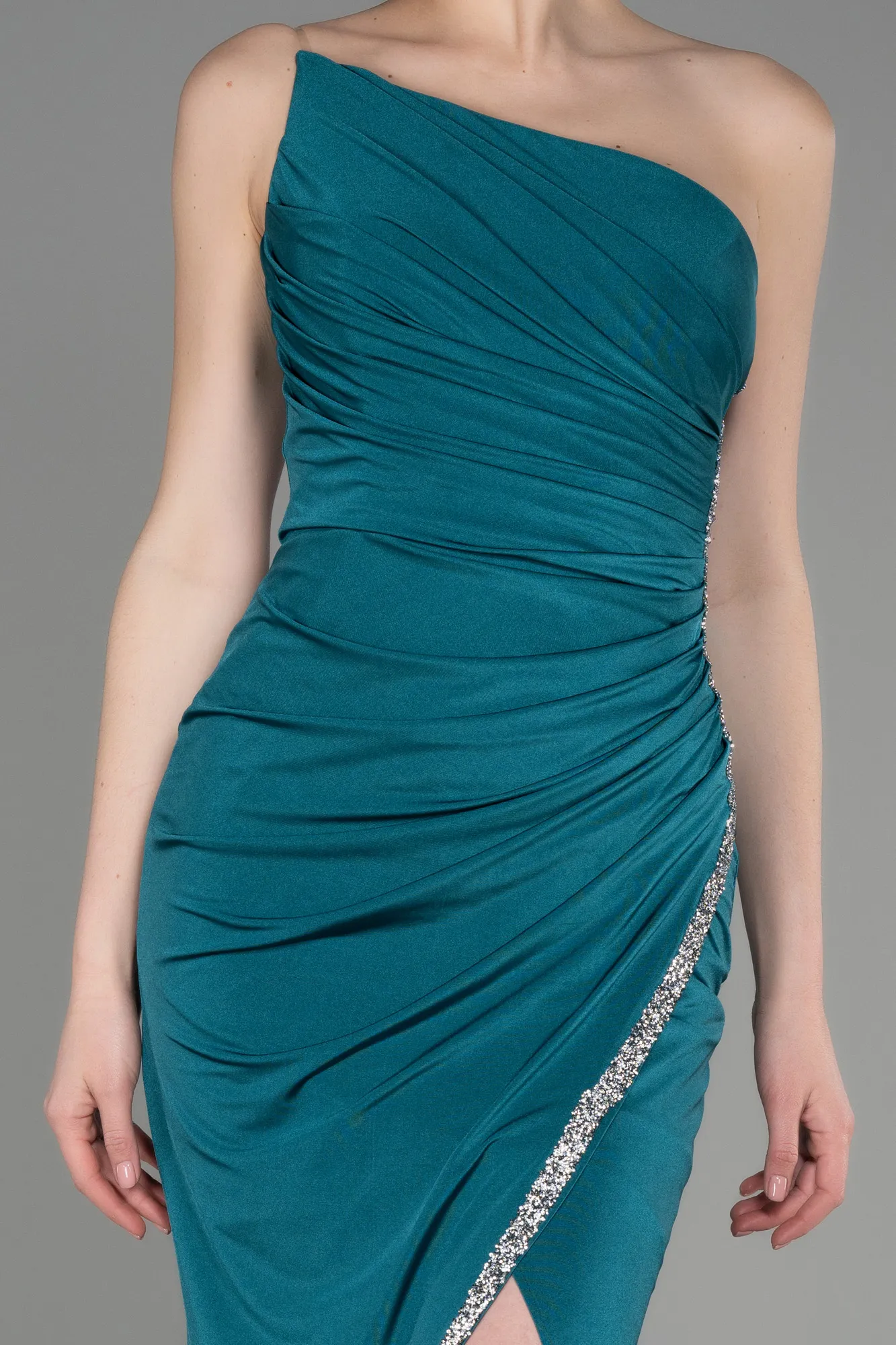 Emerald Green-Long Evening Dress ABU3764