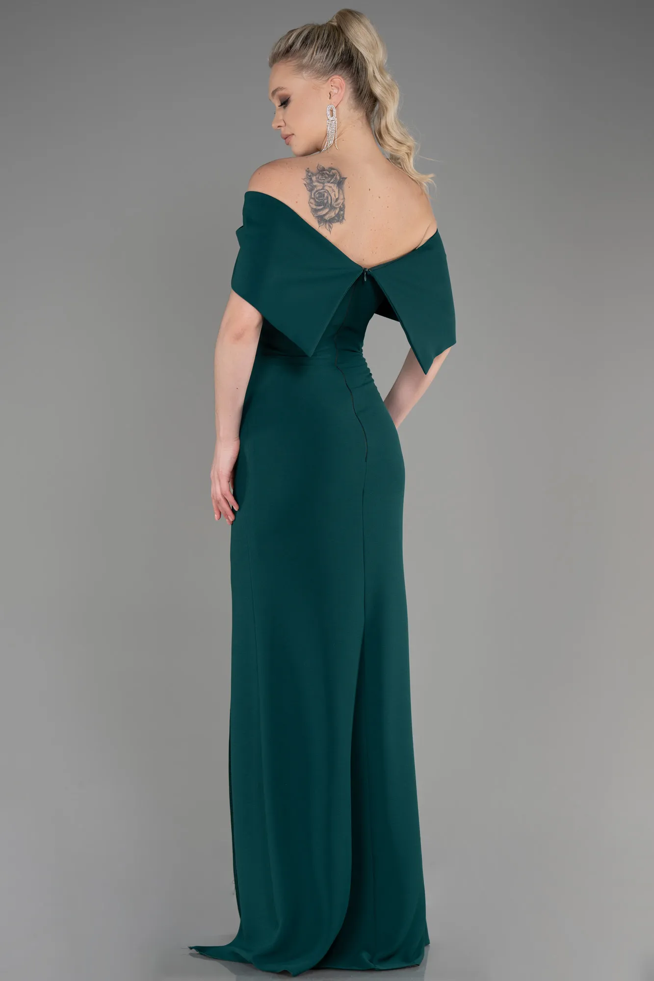 Emerald Green-Long Evening Dress ABU3775