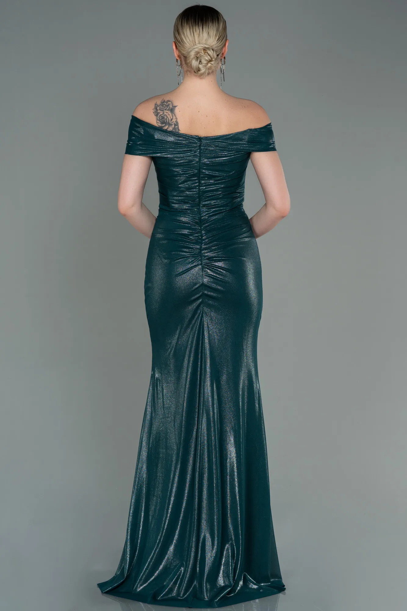 Emerald Green-Long Prom Gown ABU3087