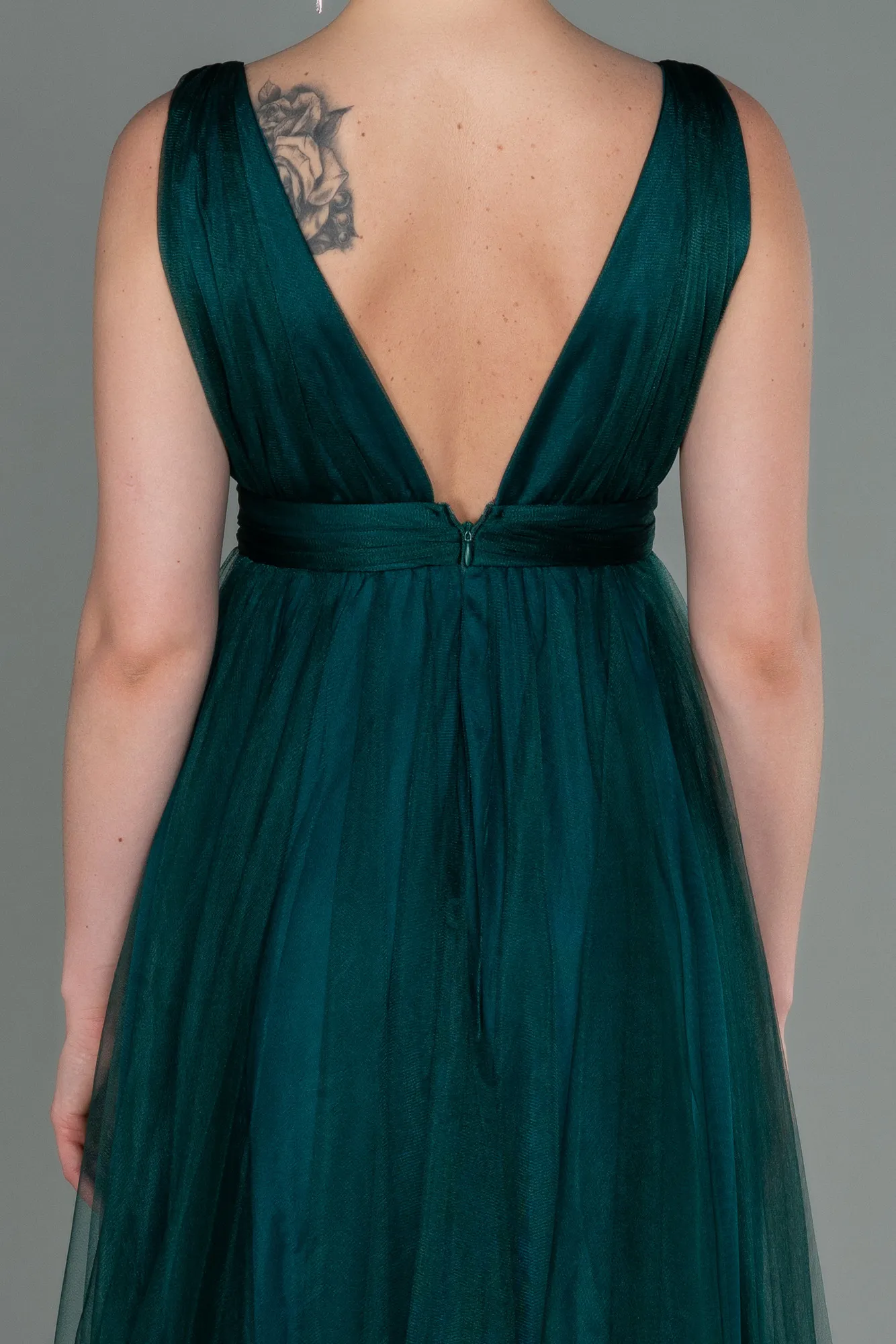 Emerald Green-Long Prom Gown ABU3135