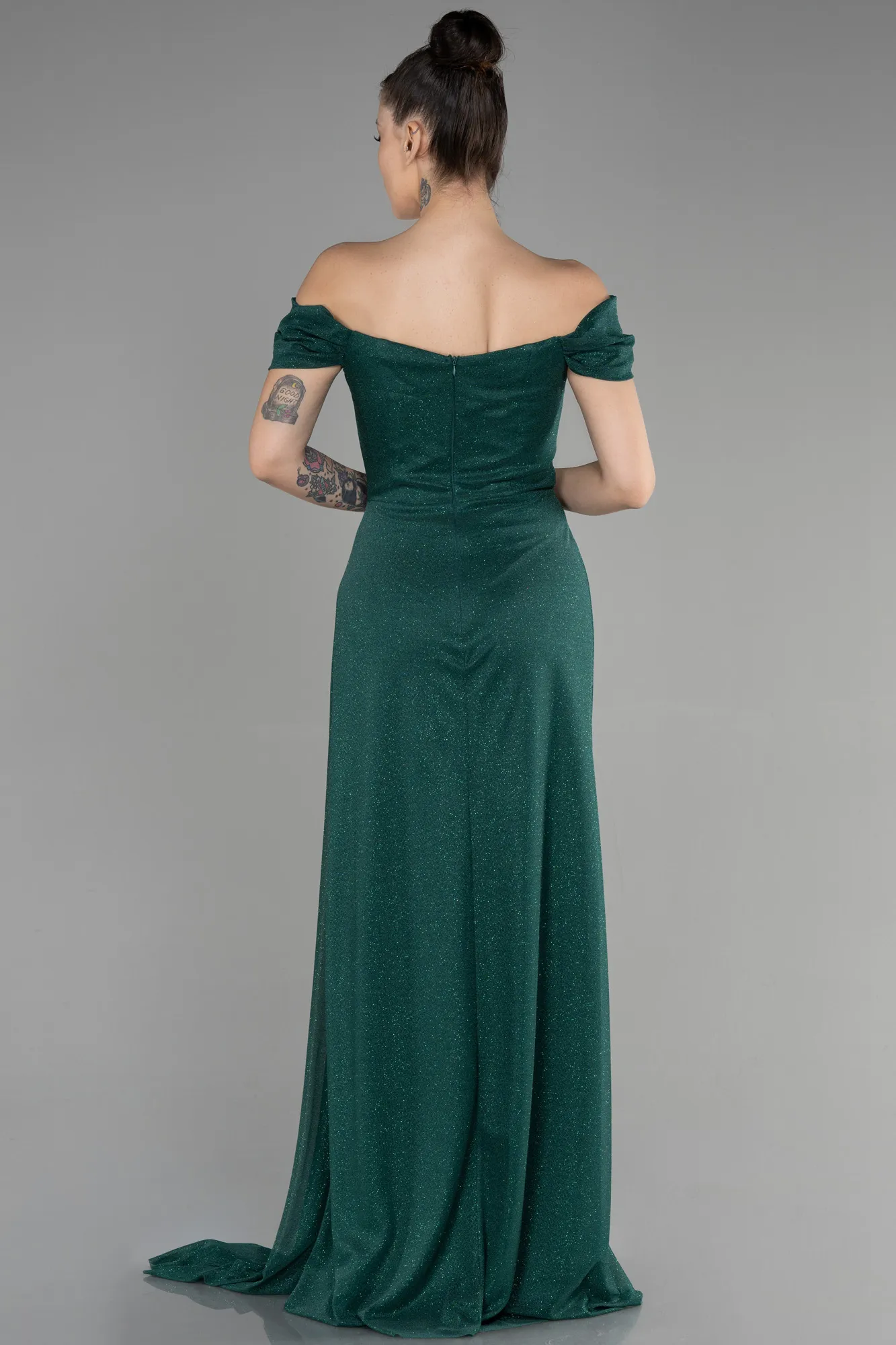 Emerald Green-Long Prom Gown ABU3472