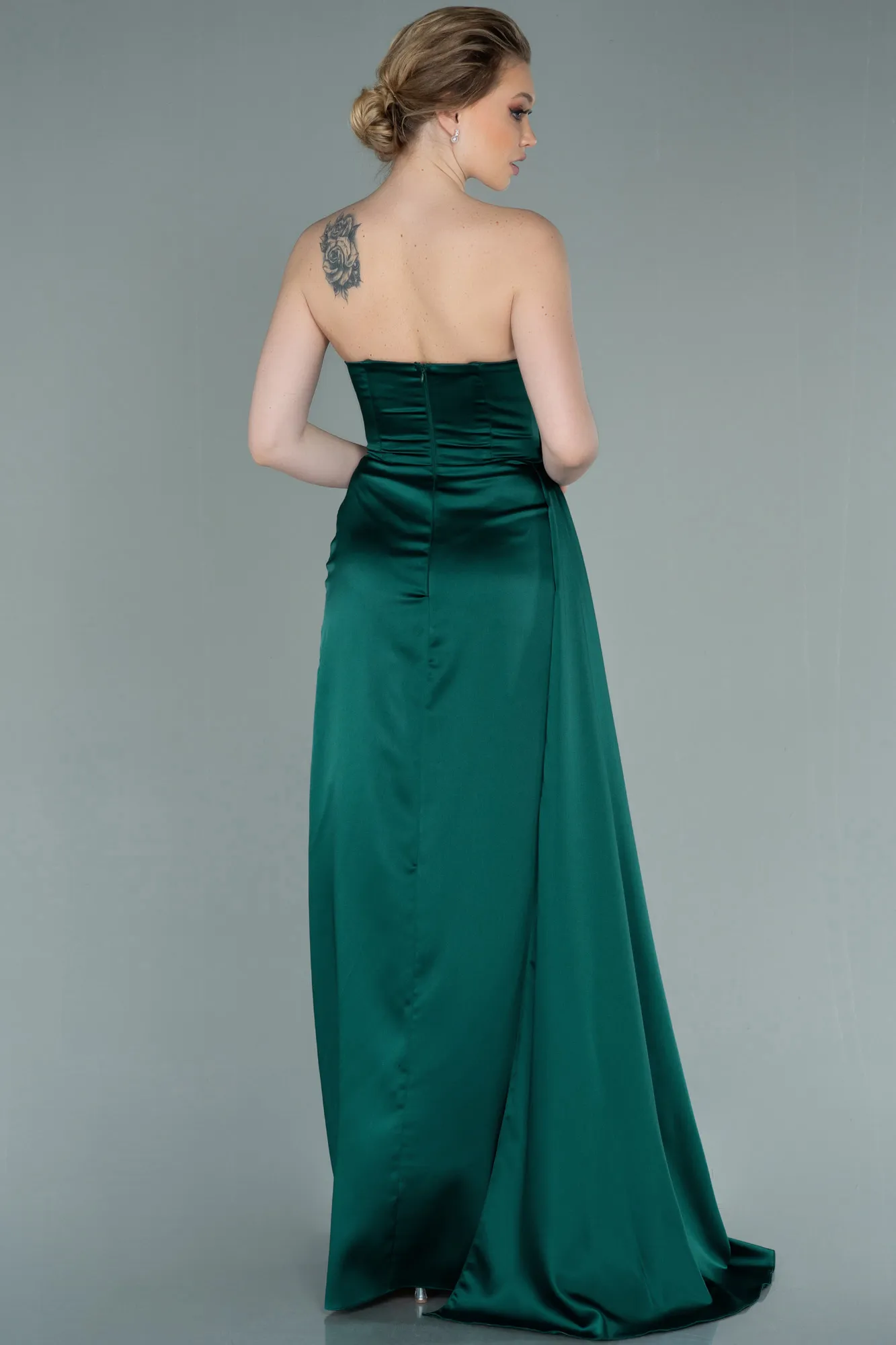 Emerald Green-Mermaid Evening Dress ABU3443