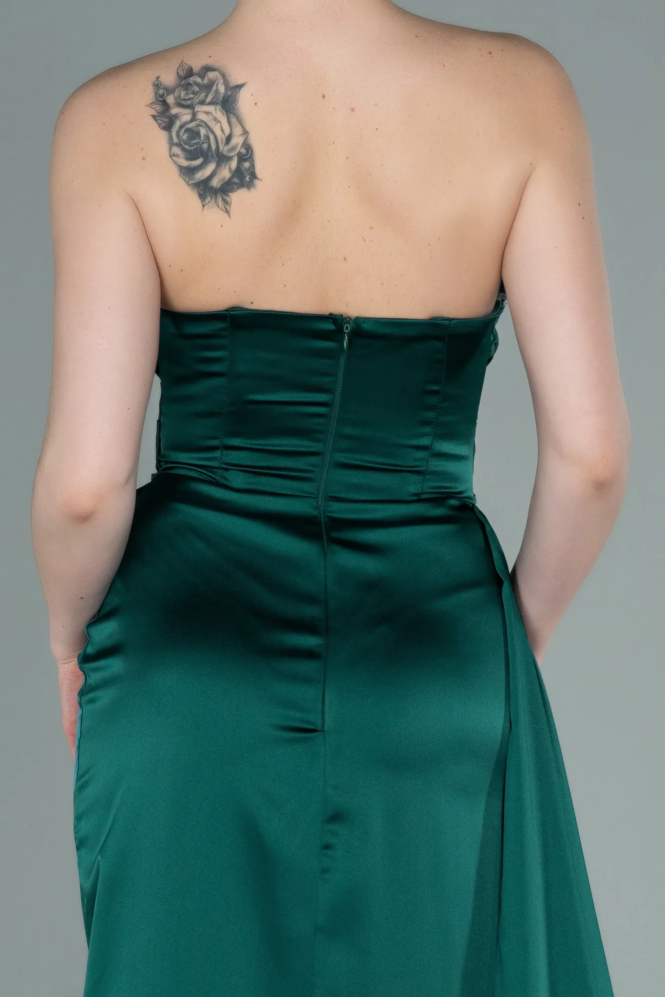 Emerald Green-Mermaid Evening Dress ABU3443