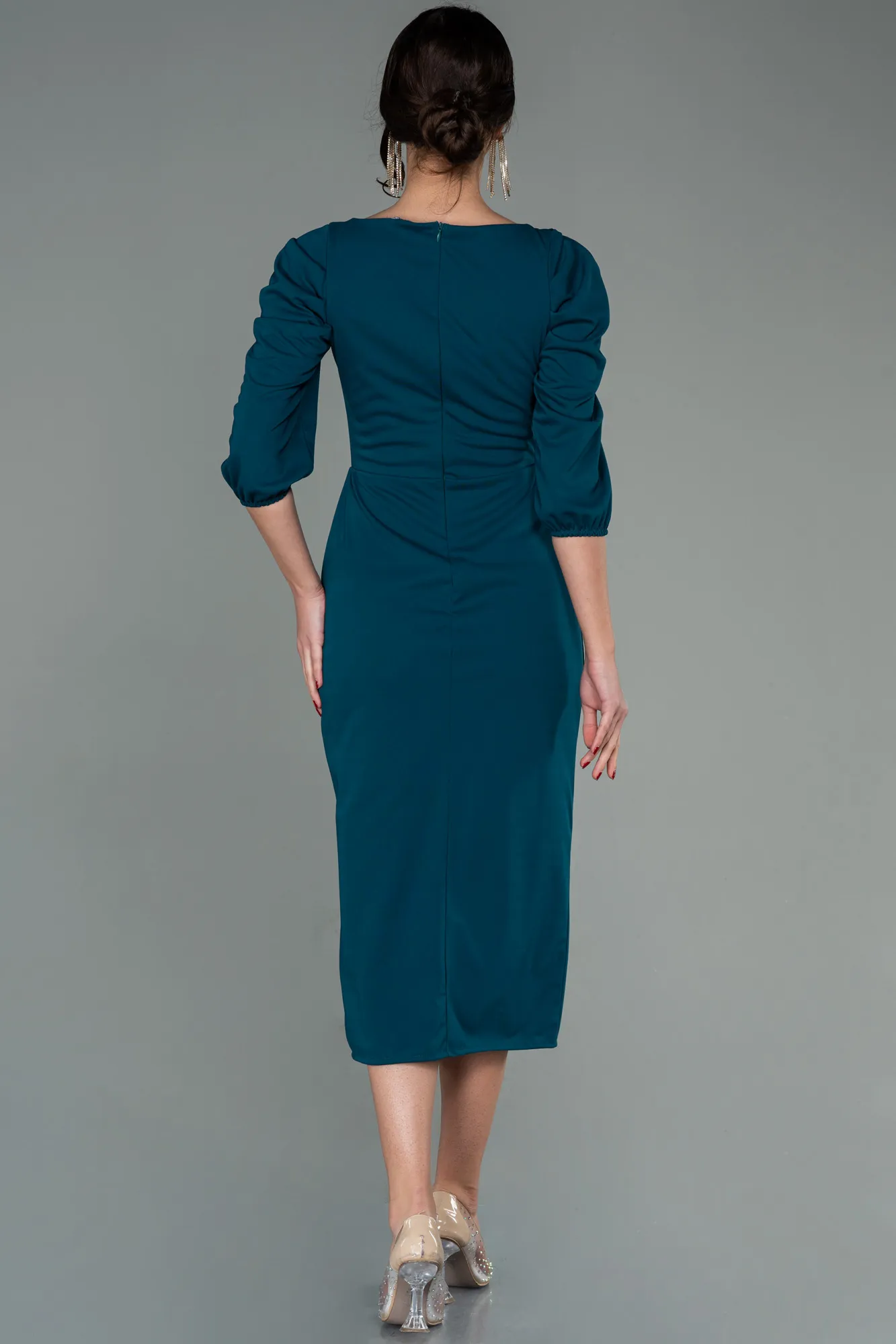 Emerald Green-Midi Night Dress ABK1578