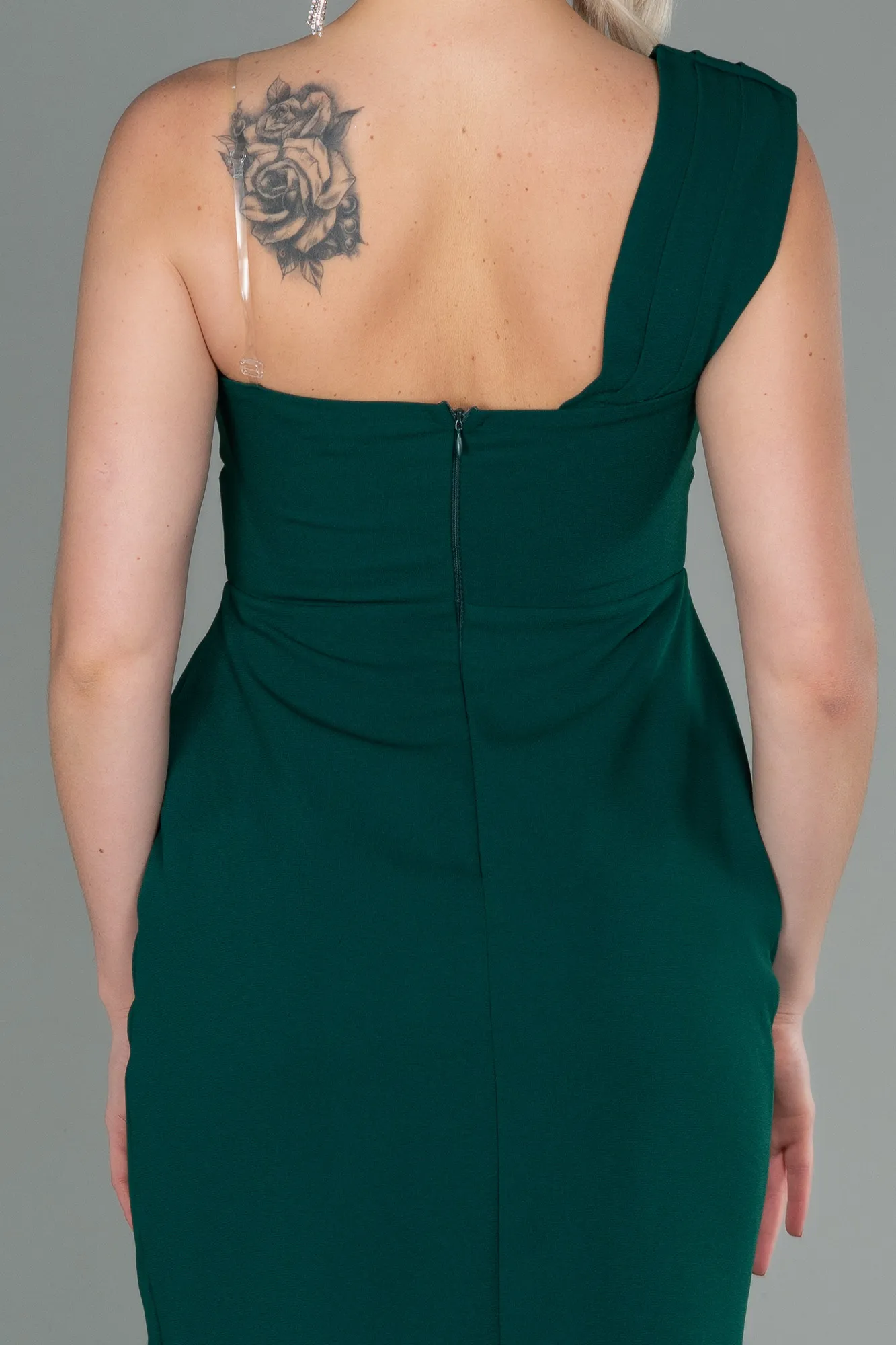 Emerald Green-Short Invitation Dress ABK1455