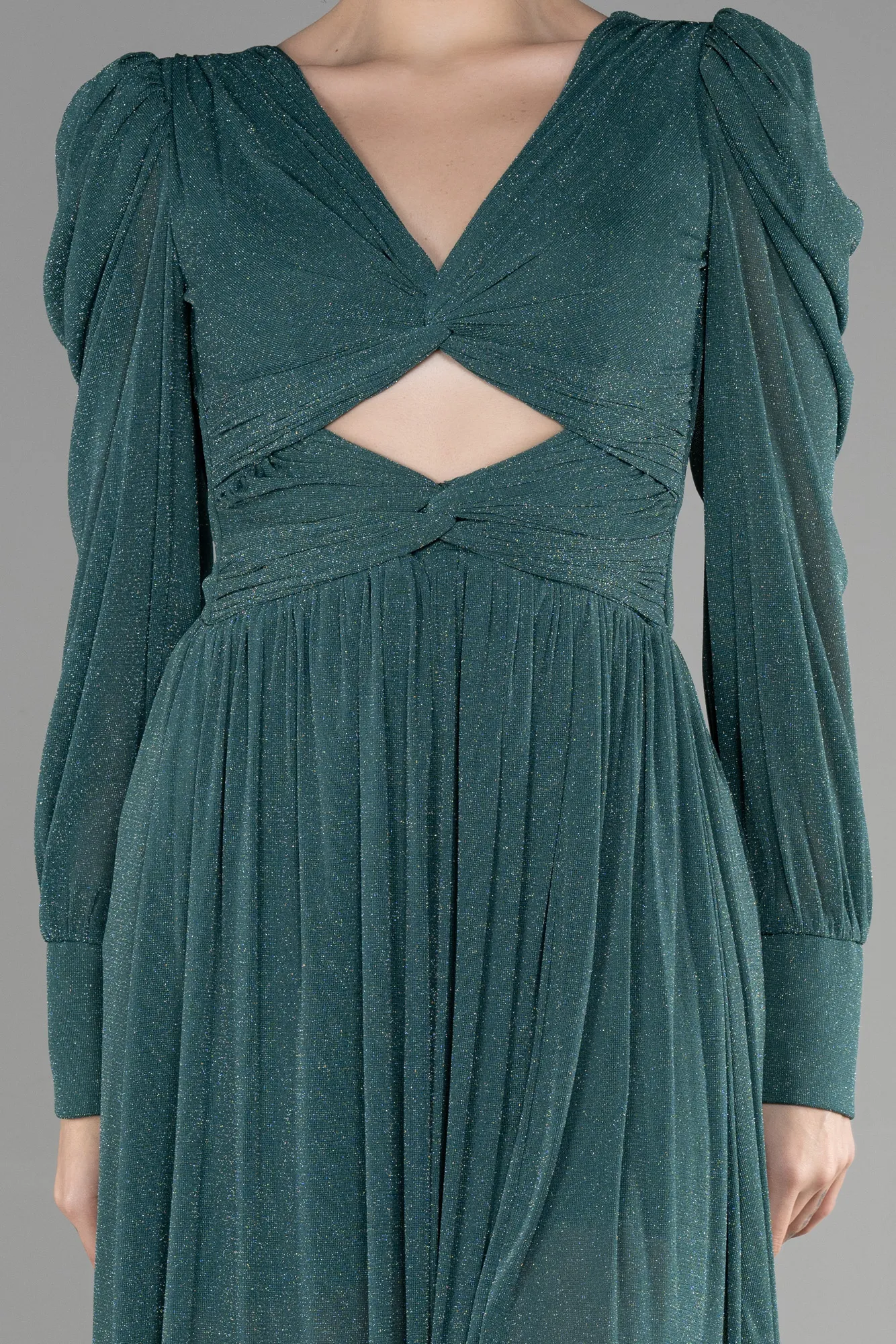 Emerald Green-Short Invitation Dress ABK1839