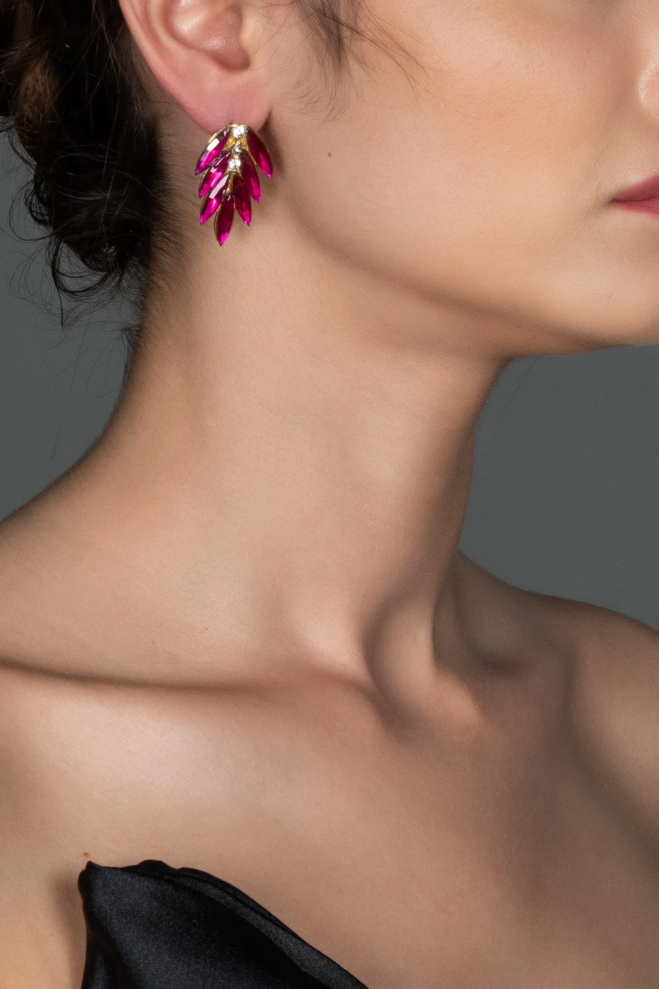 Fuchsia-Earring UK452