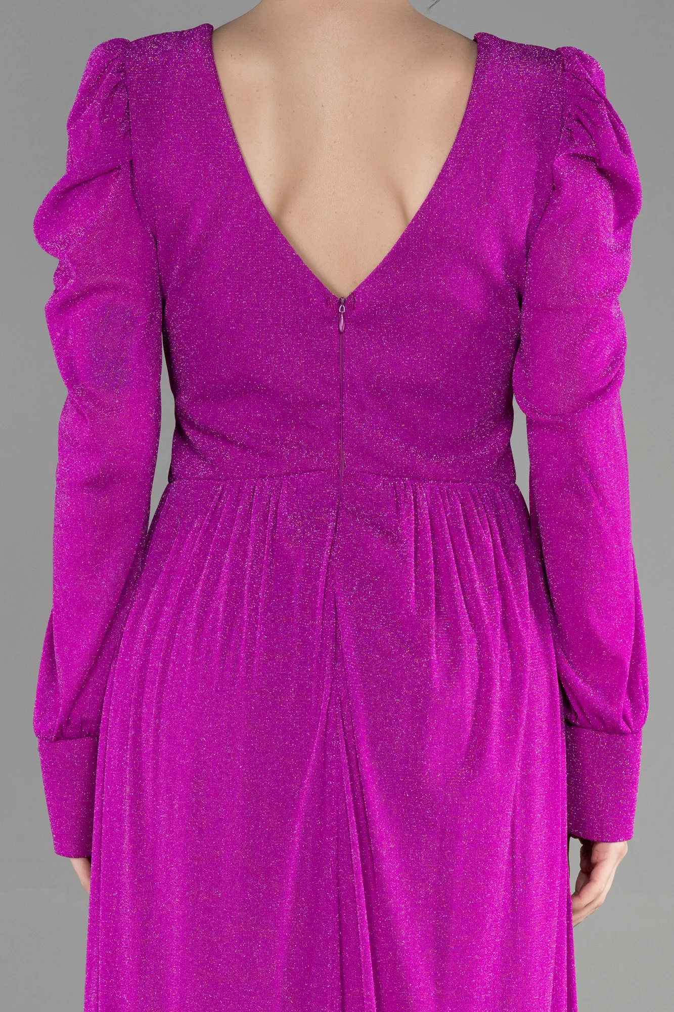 Fuchsia-Long Evening Dress ABU3103