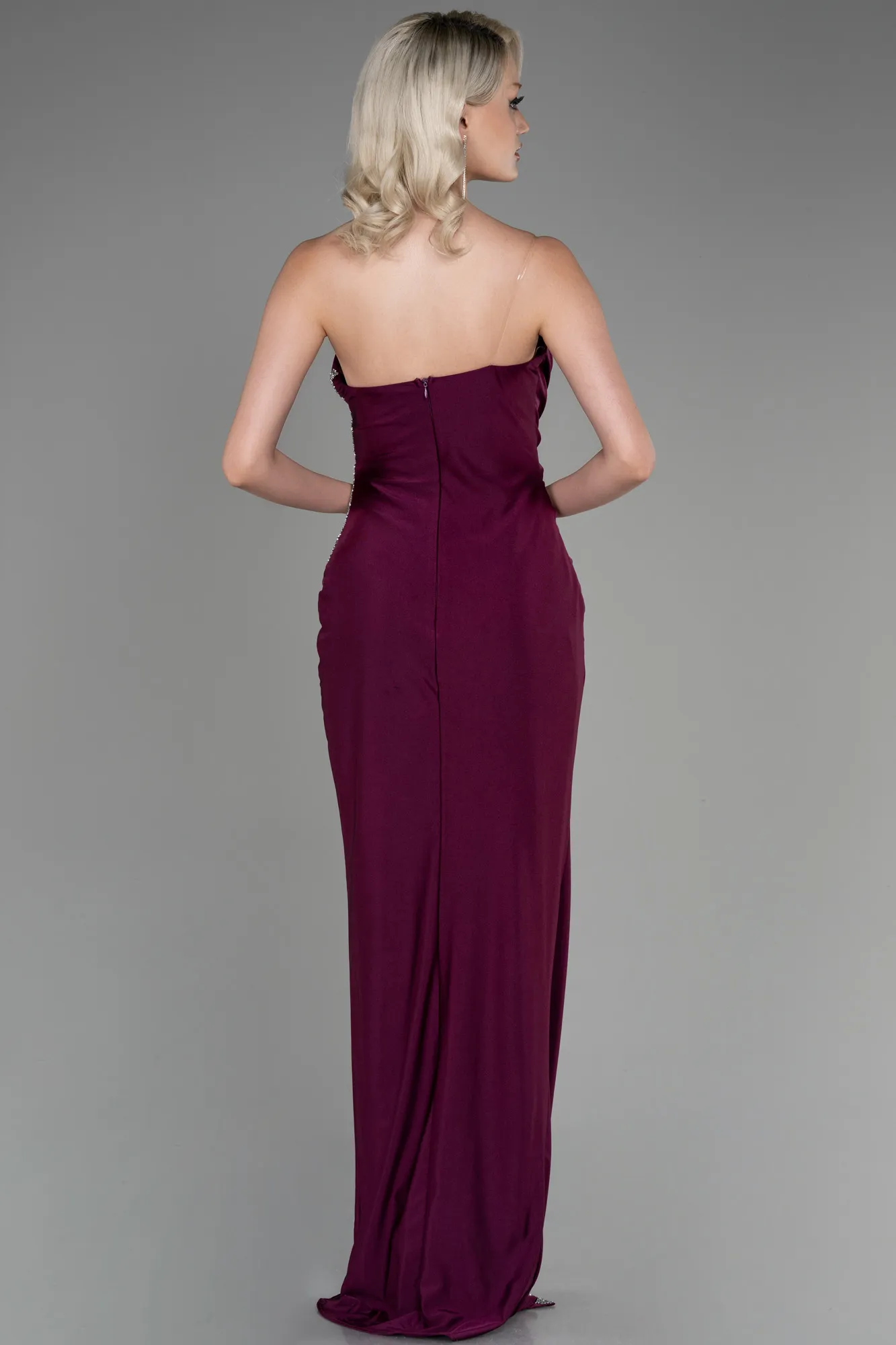 Fuchsia-Long Evening Dress ABU3764