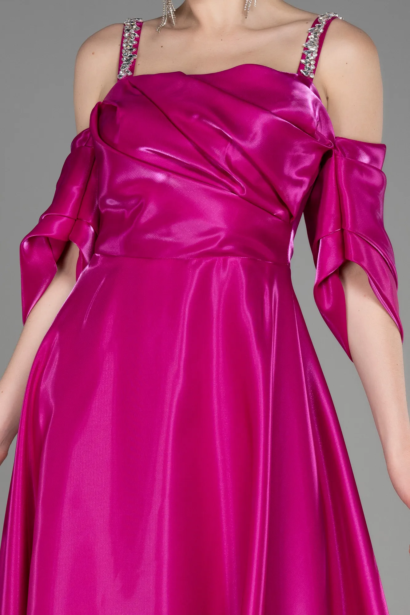 Fuchsia-Long Evening Prom Dress ABU3826