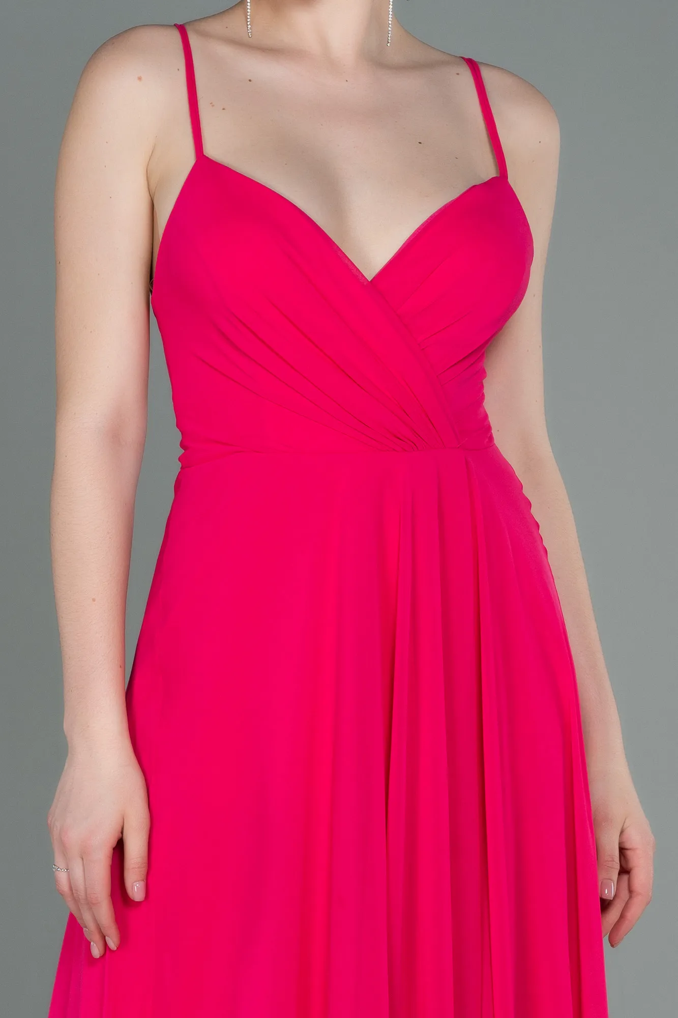 Fuchsia-Long Prom Gown ABU1305