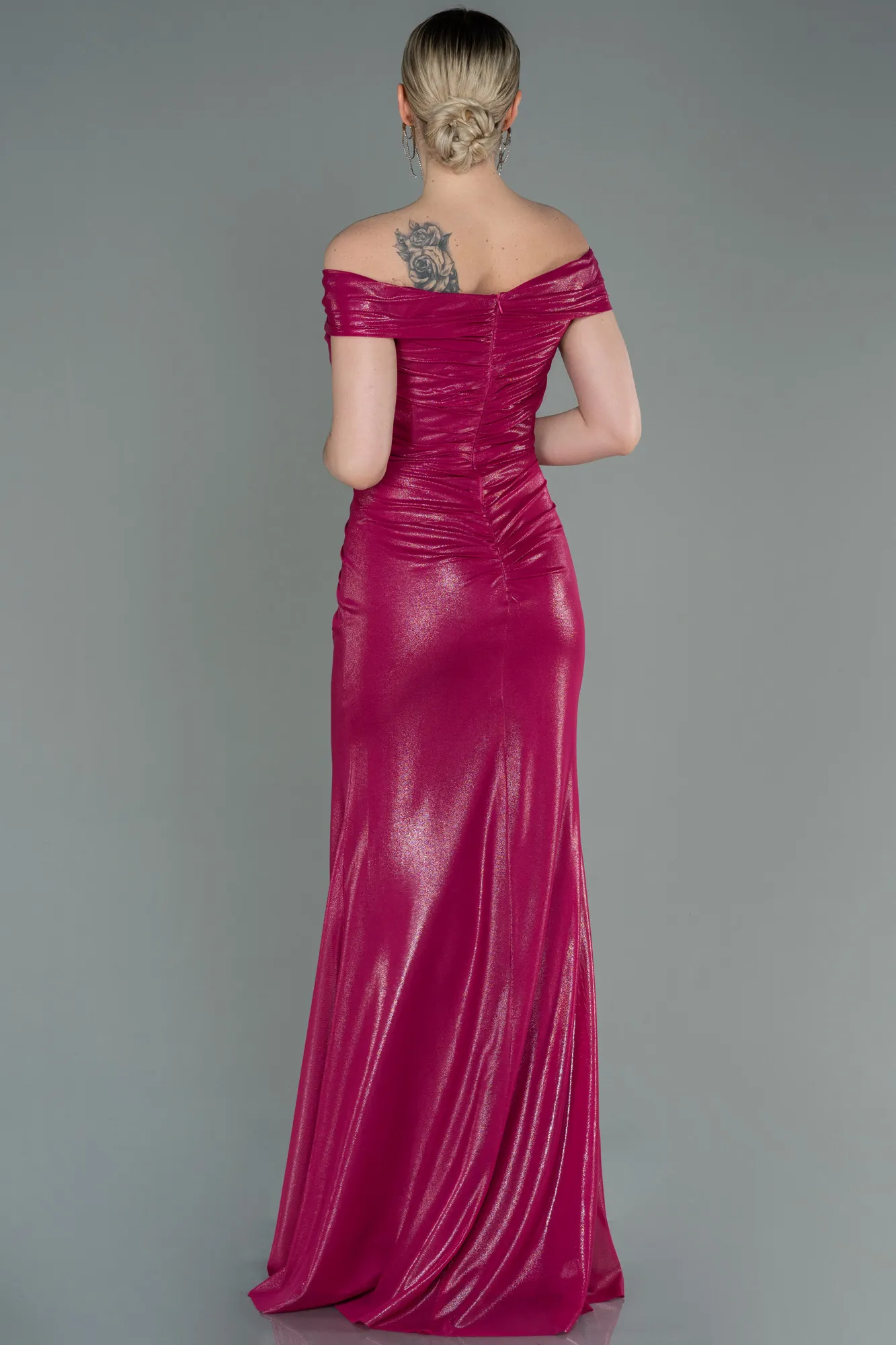 Fuchsia-Long Prom Gown ABU3087