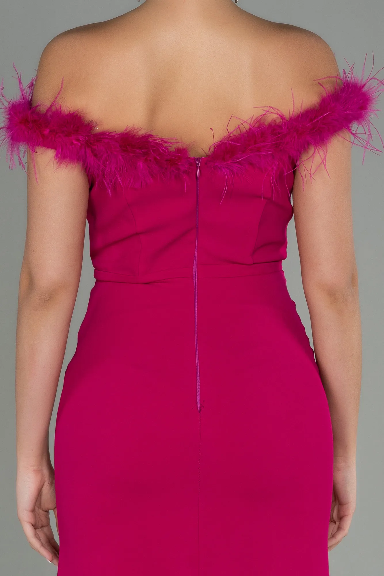 Fuchsia-Long Prom Gown ABU3147