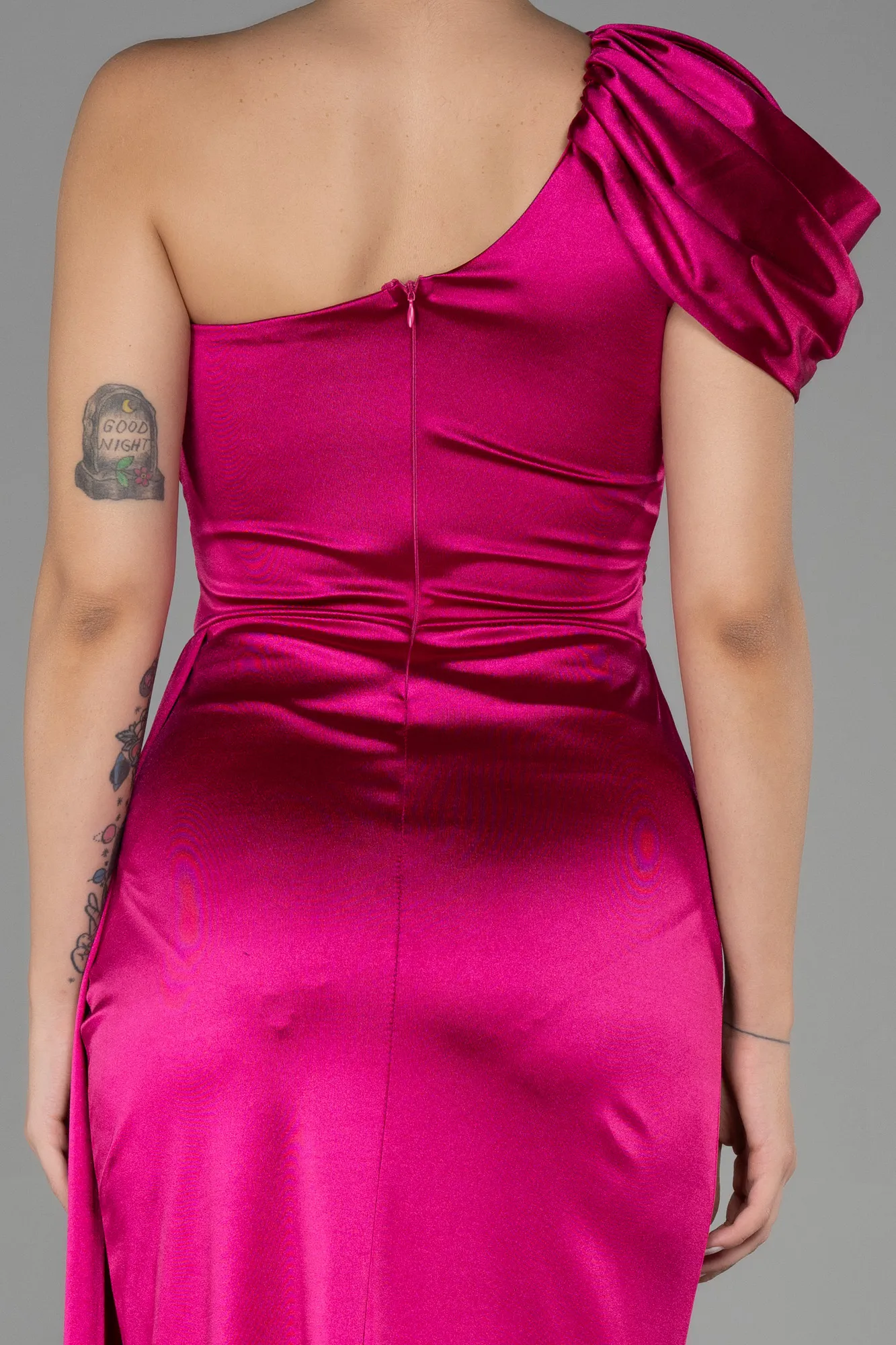 Fuchsia-Long Prom Gown ABU3325