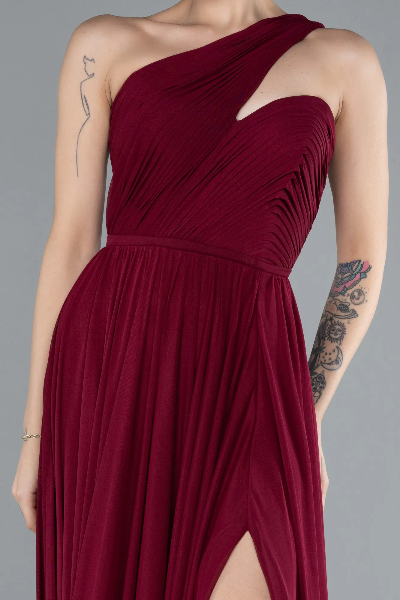 Fuchsia-Long Prom Gown ABU3399