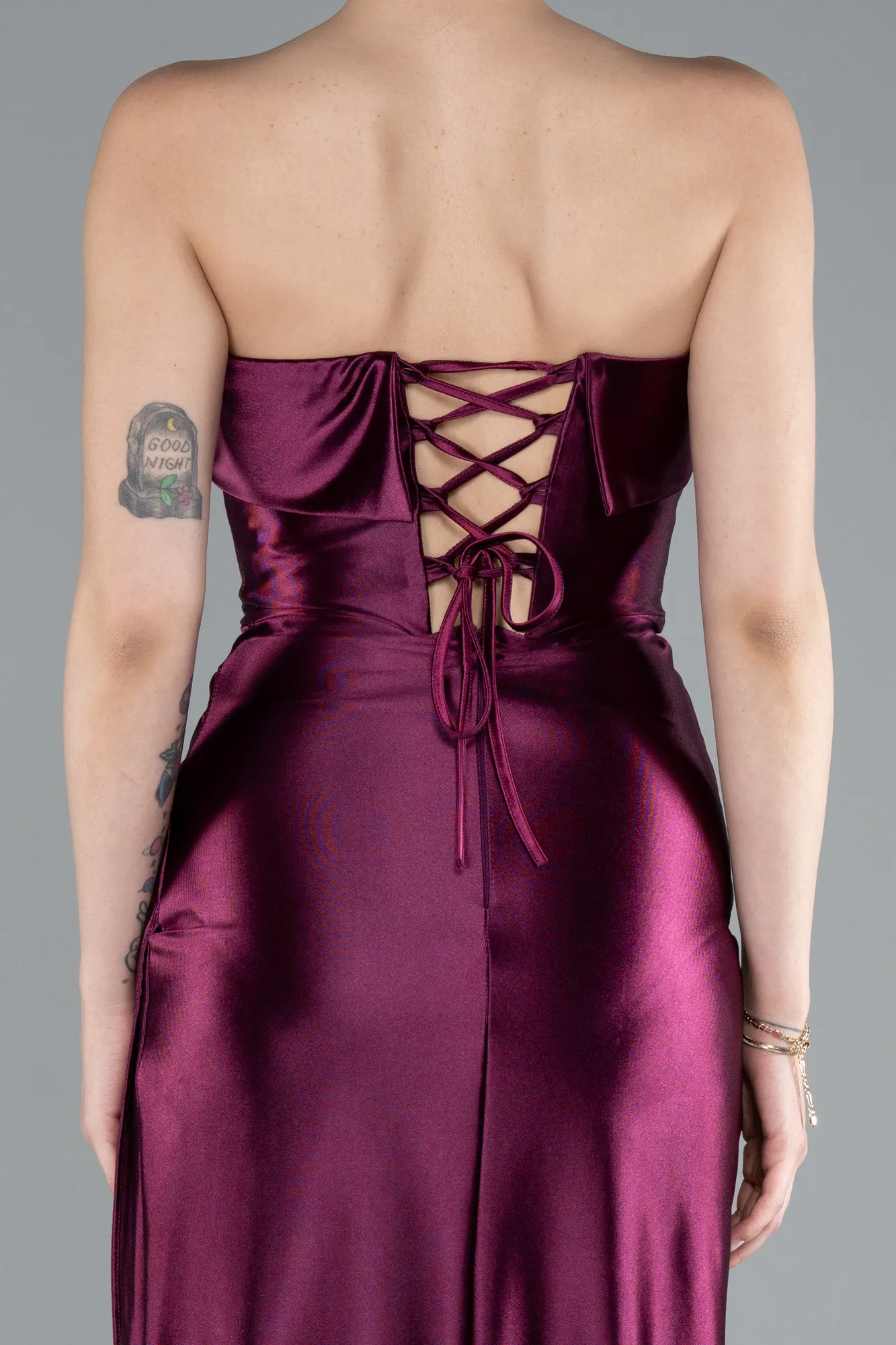 Fuchsia-Long Prom Gown ABU4944