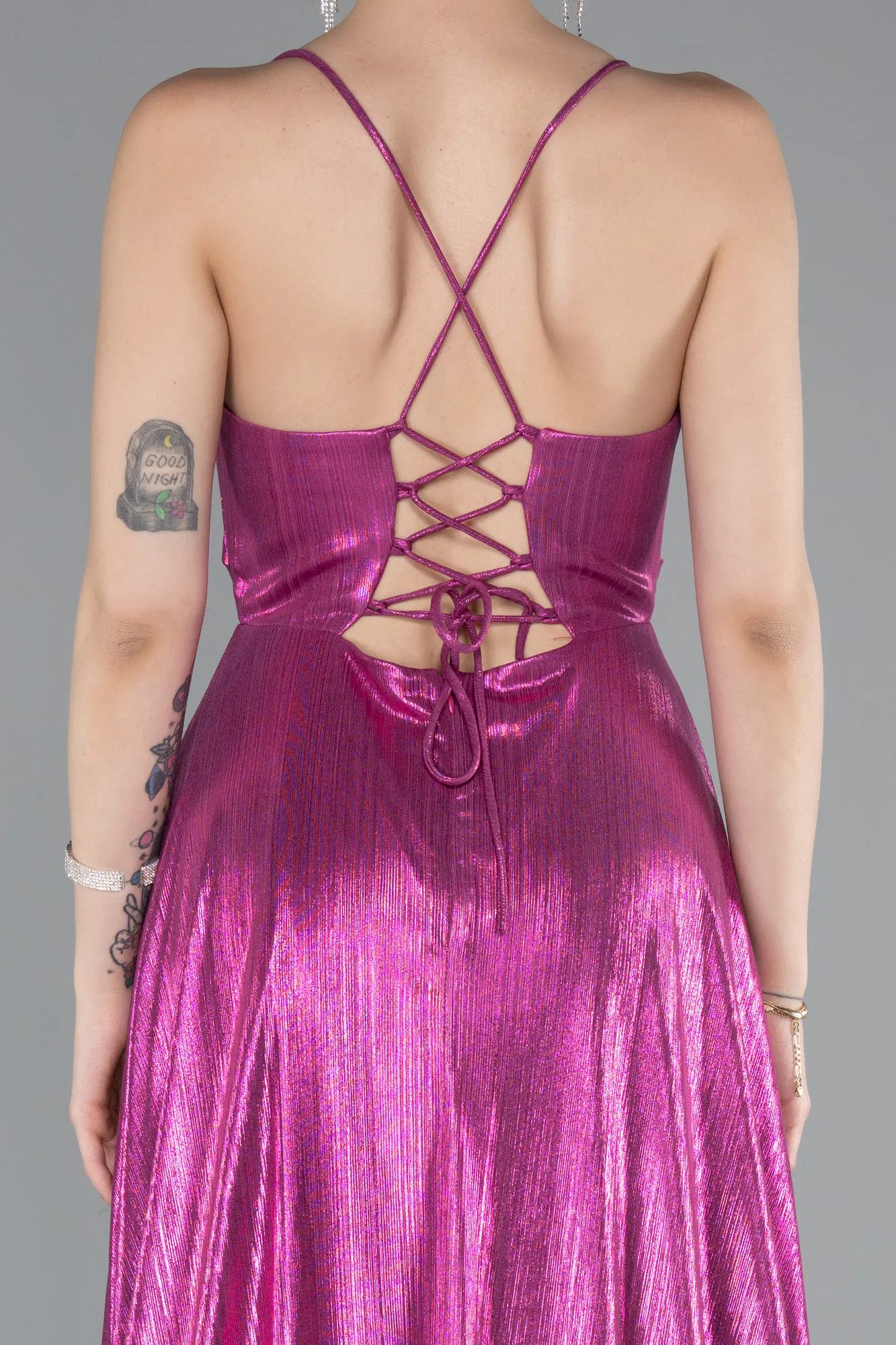 Fuchsia-Long Prom Gown ABU4996