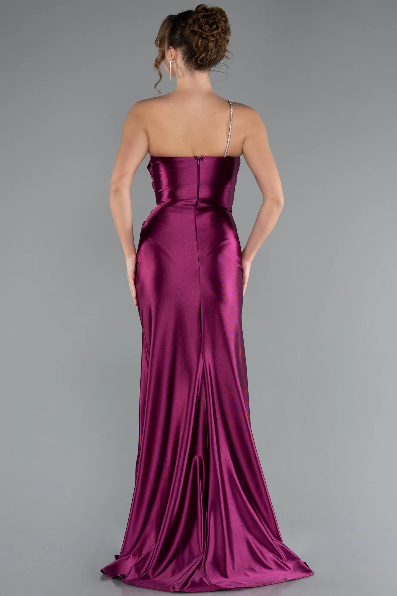 Fuchsia-Long Prom Gown ABU5022