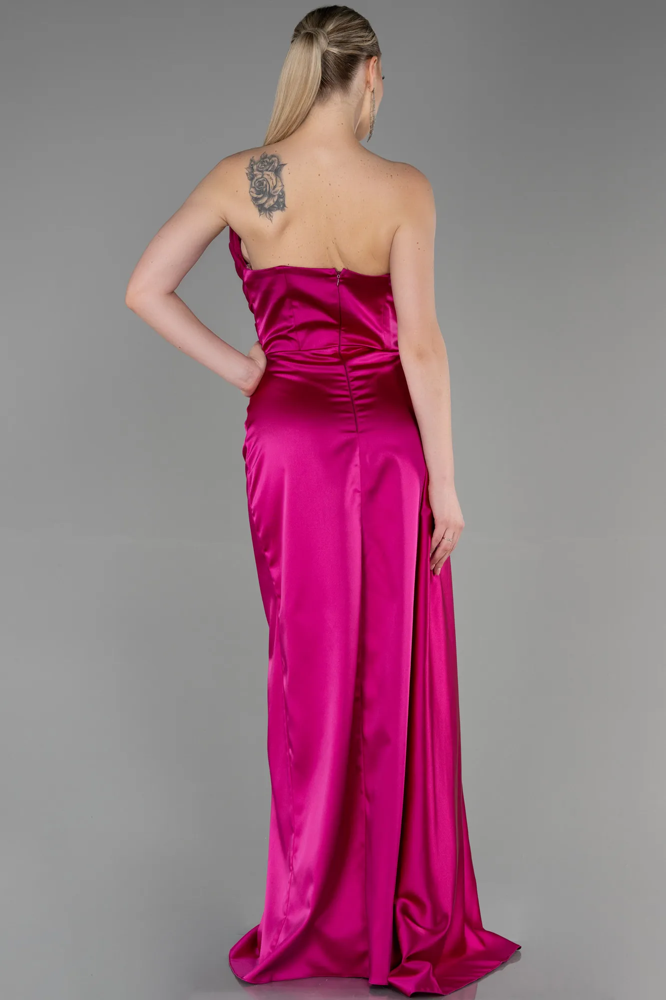 Fuchsia-Mermaid Evening Dress ABU3443