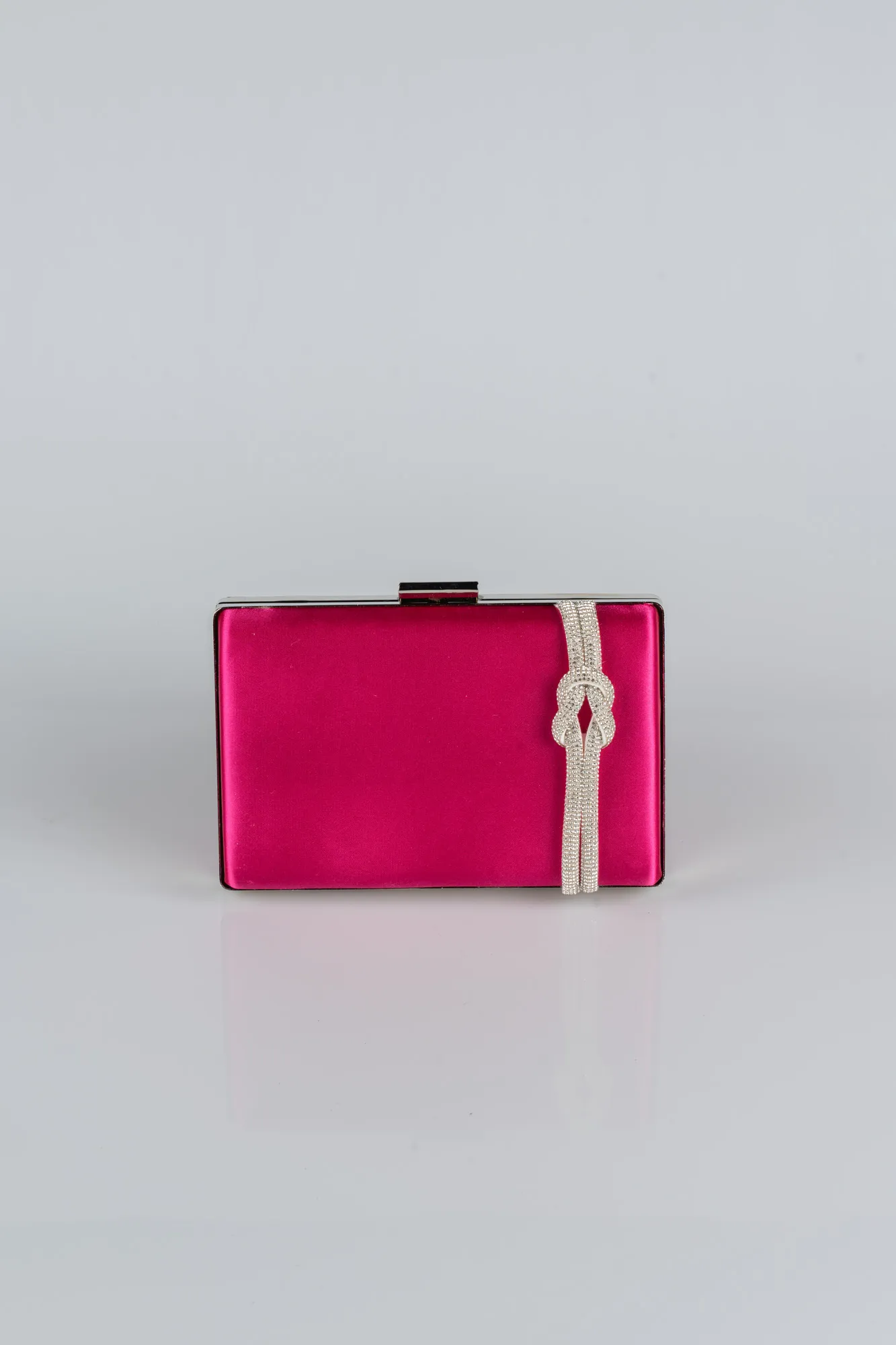 Fuchsia-Satin Box Bag VT9275