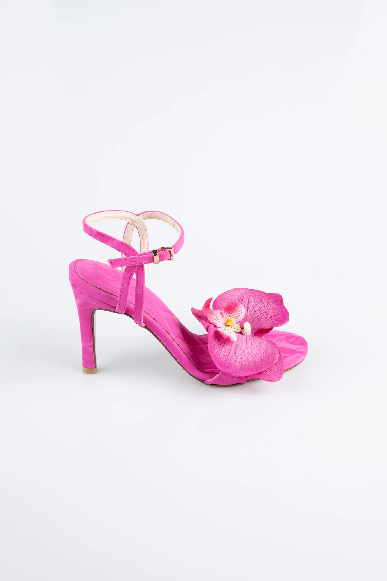 Fuchsia-Suede Evening Shoe ABN1151