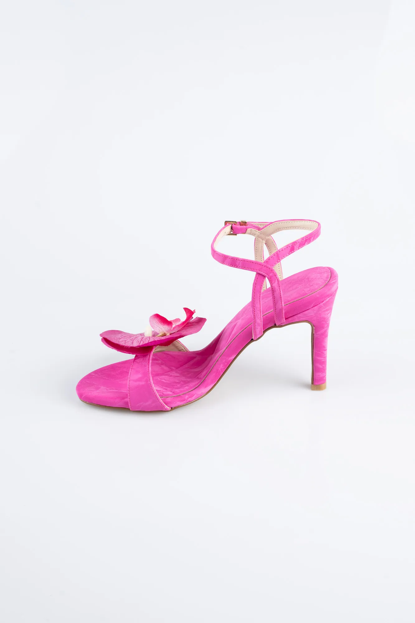 Fuchsia-Suede Evening Shoe ABN1151