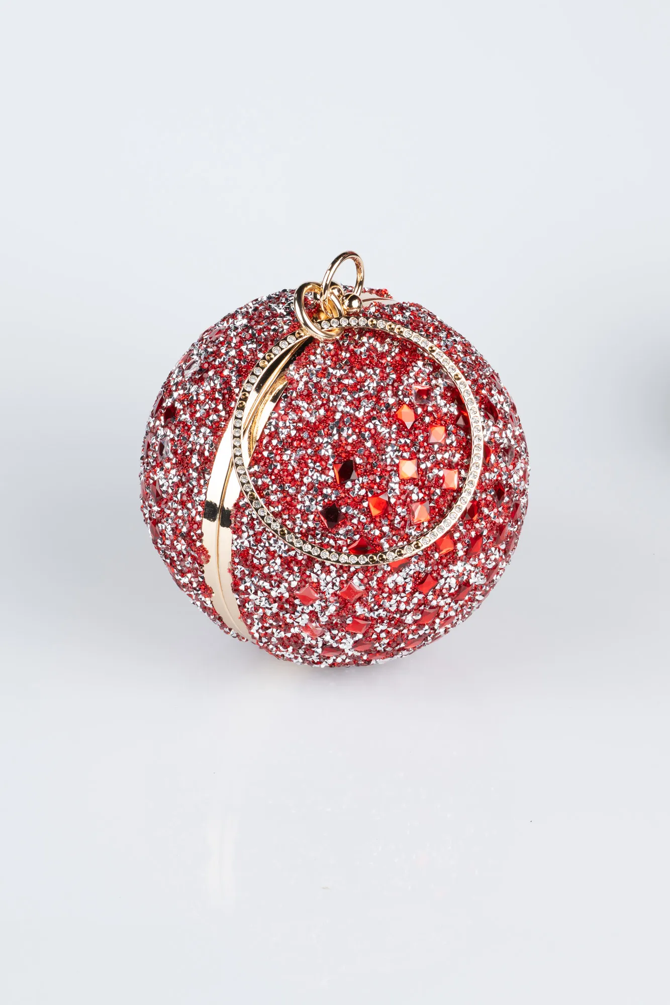 Gold-Red-Scaly Evening Bag SH803