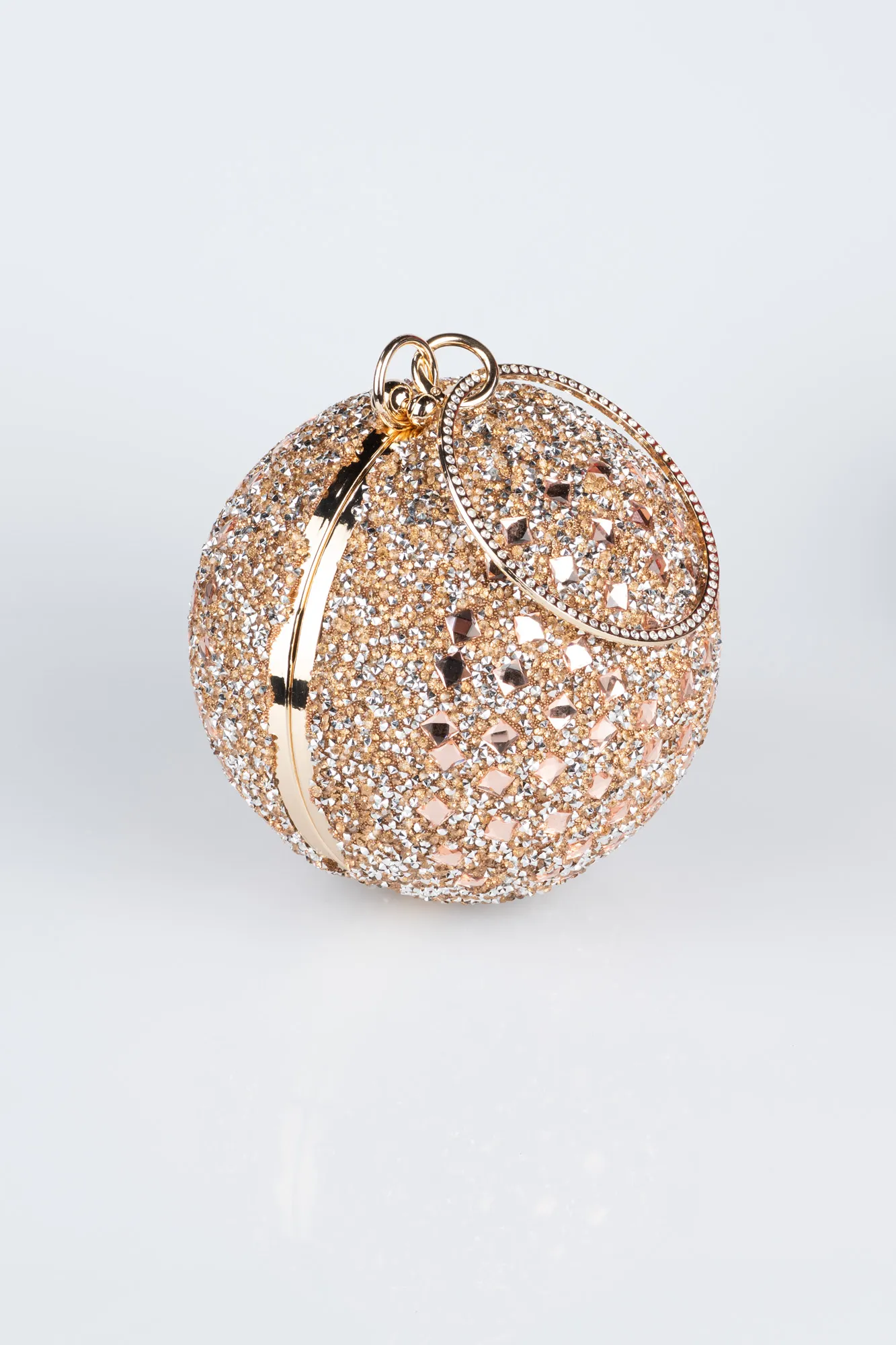 Gold-Rose-Scaly Evening Bag SH803