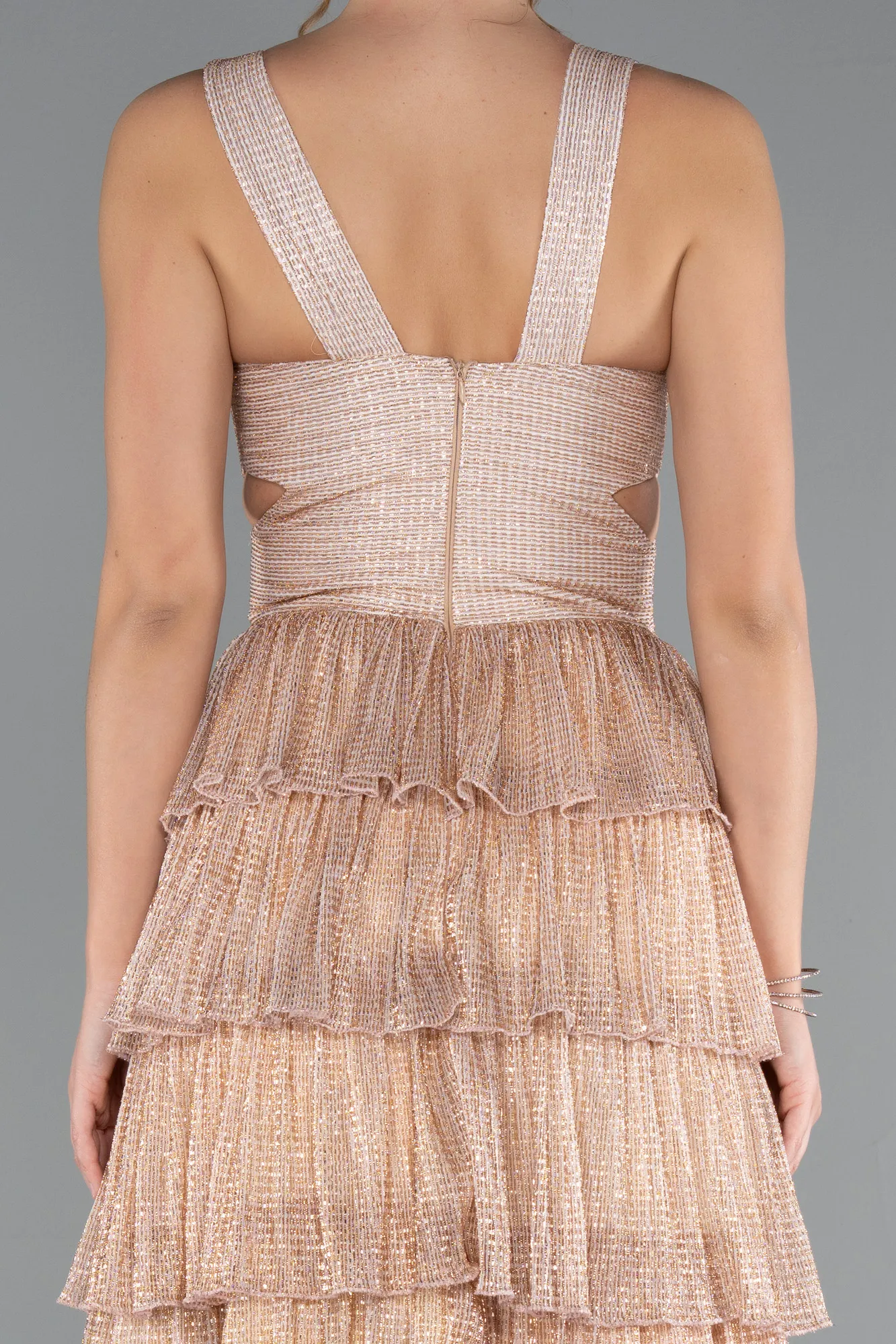 Gold-Long Prom Gown ABU5000