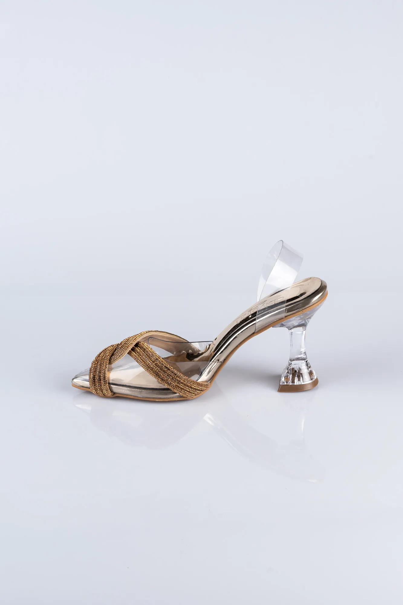 Gold-Mirror Evening Shoe AB1082