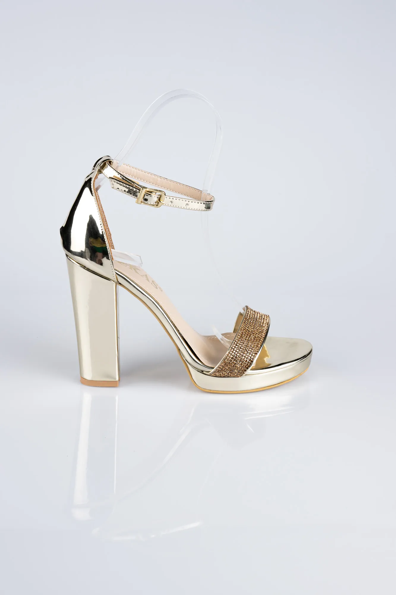 Gold-Mirror Evening Shoe ABA1430