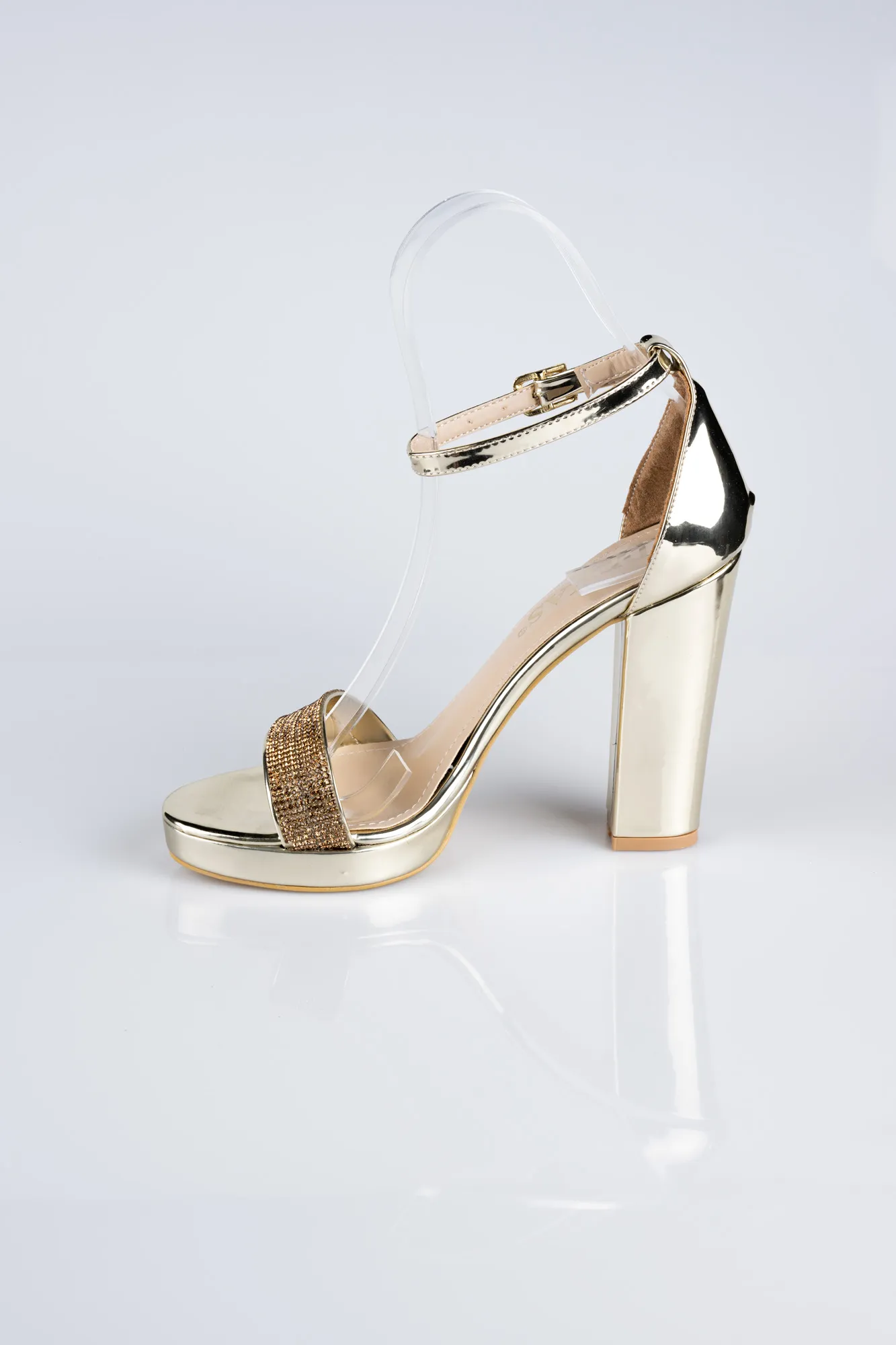 Gold-Mirror Evening Shoe ABA1430