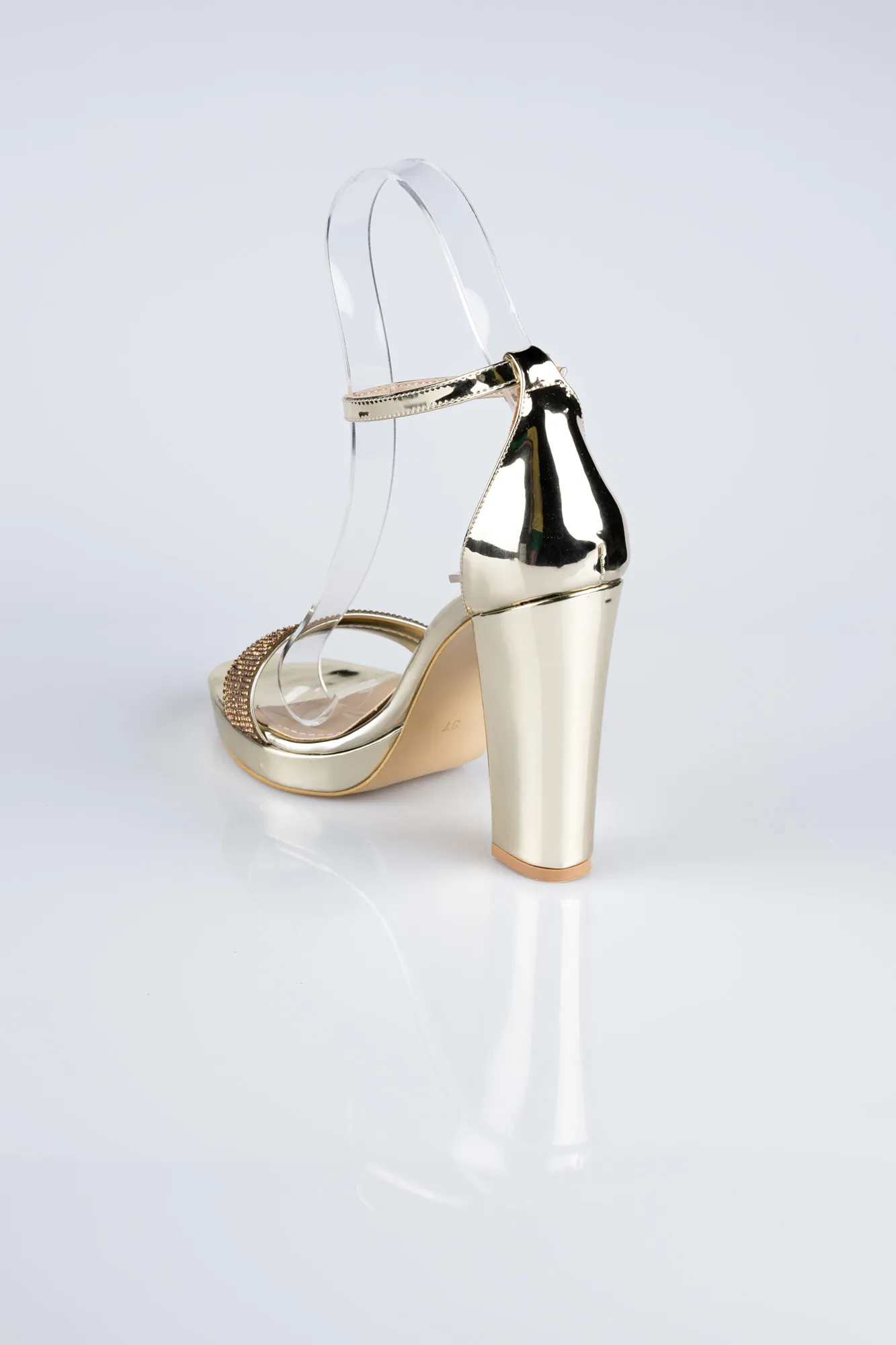 Gold-Mirror Evening Shoe ABA1430