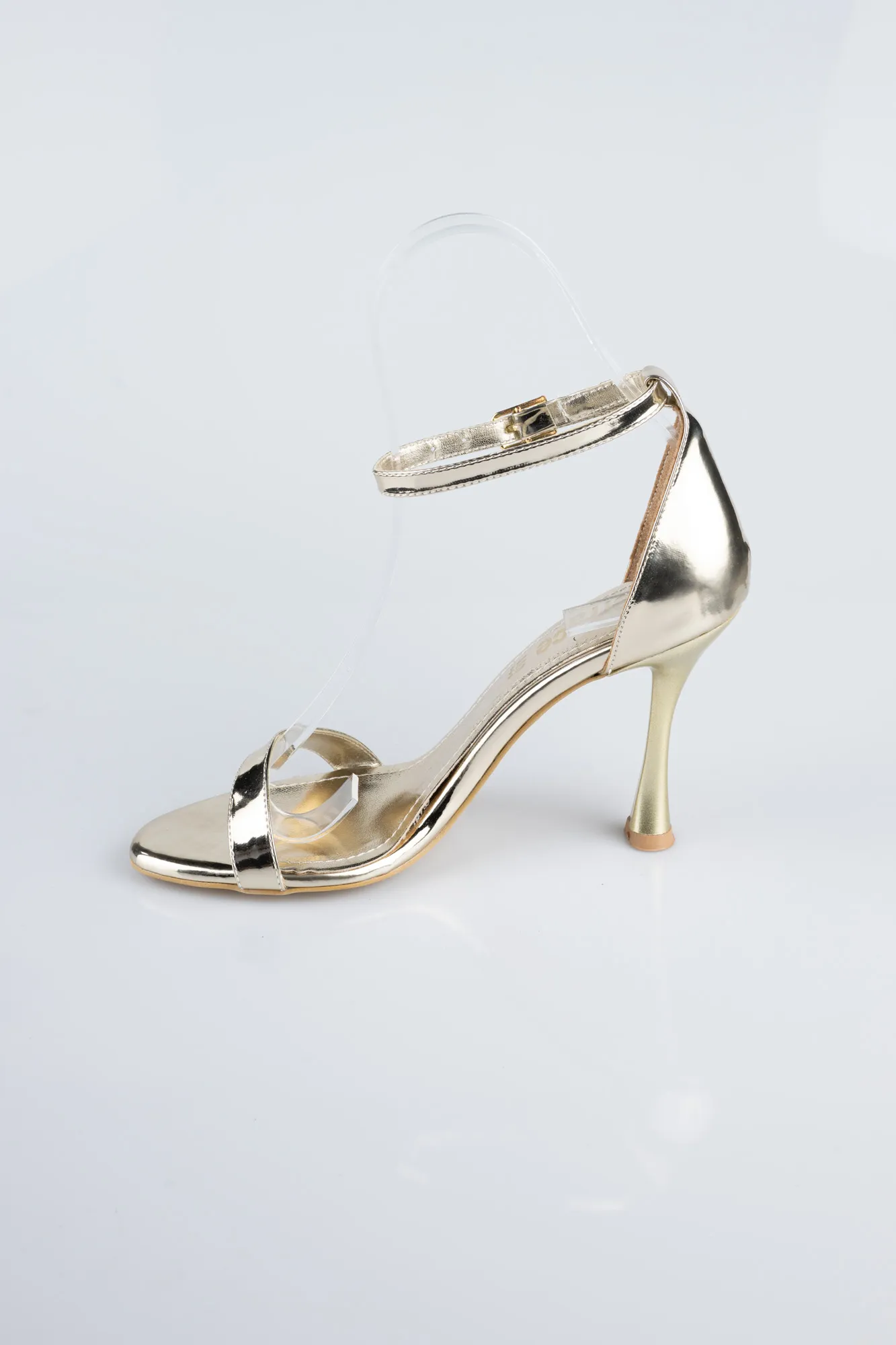 Gold-Patent Leather Evening Shoe ABR1158