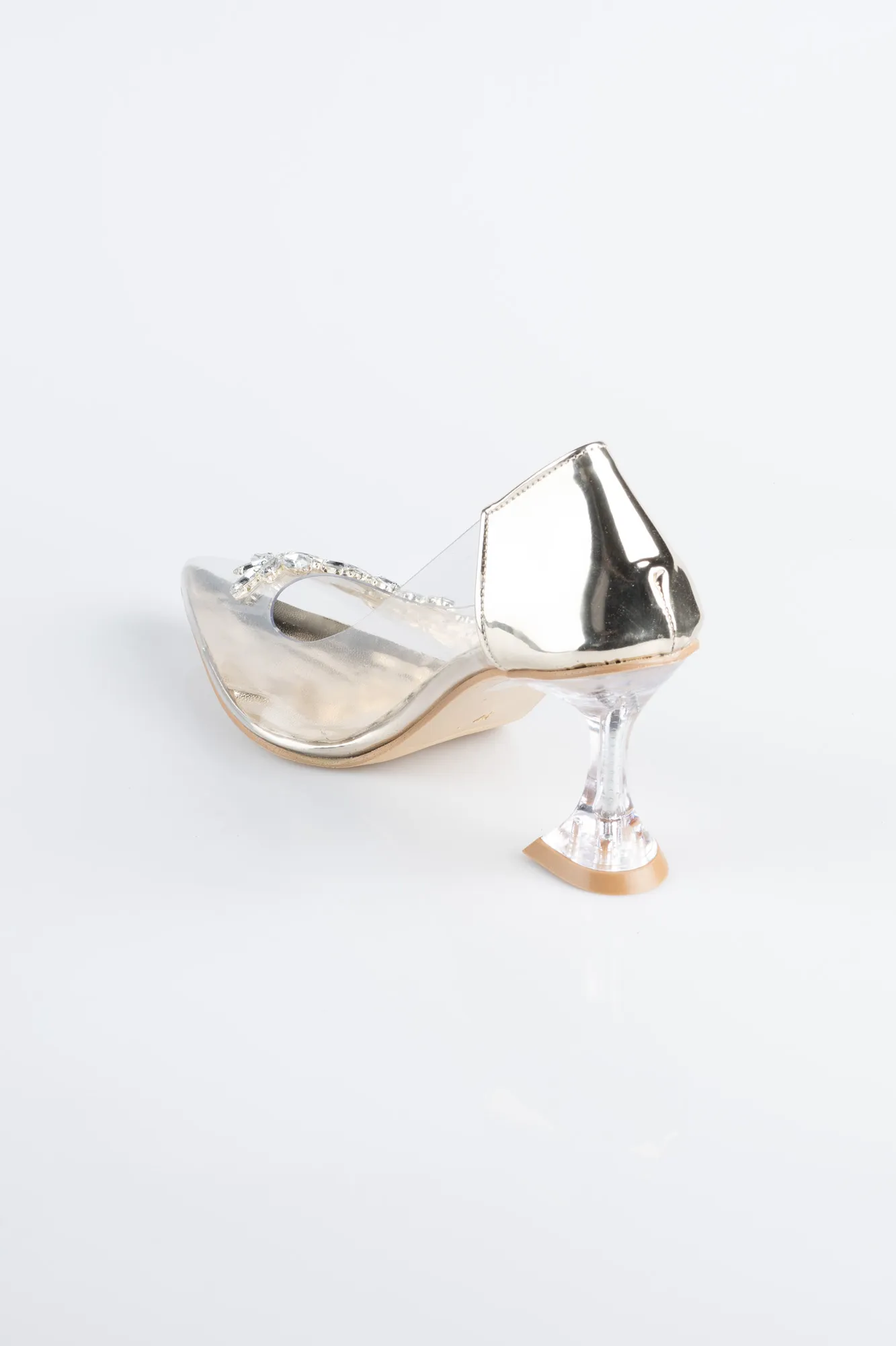 Gold-Patent Leather Stiletto ABR1055