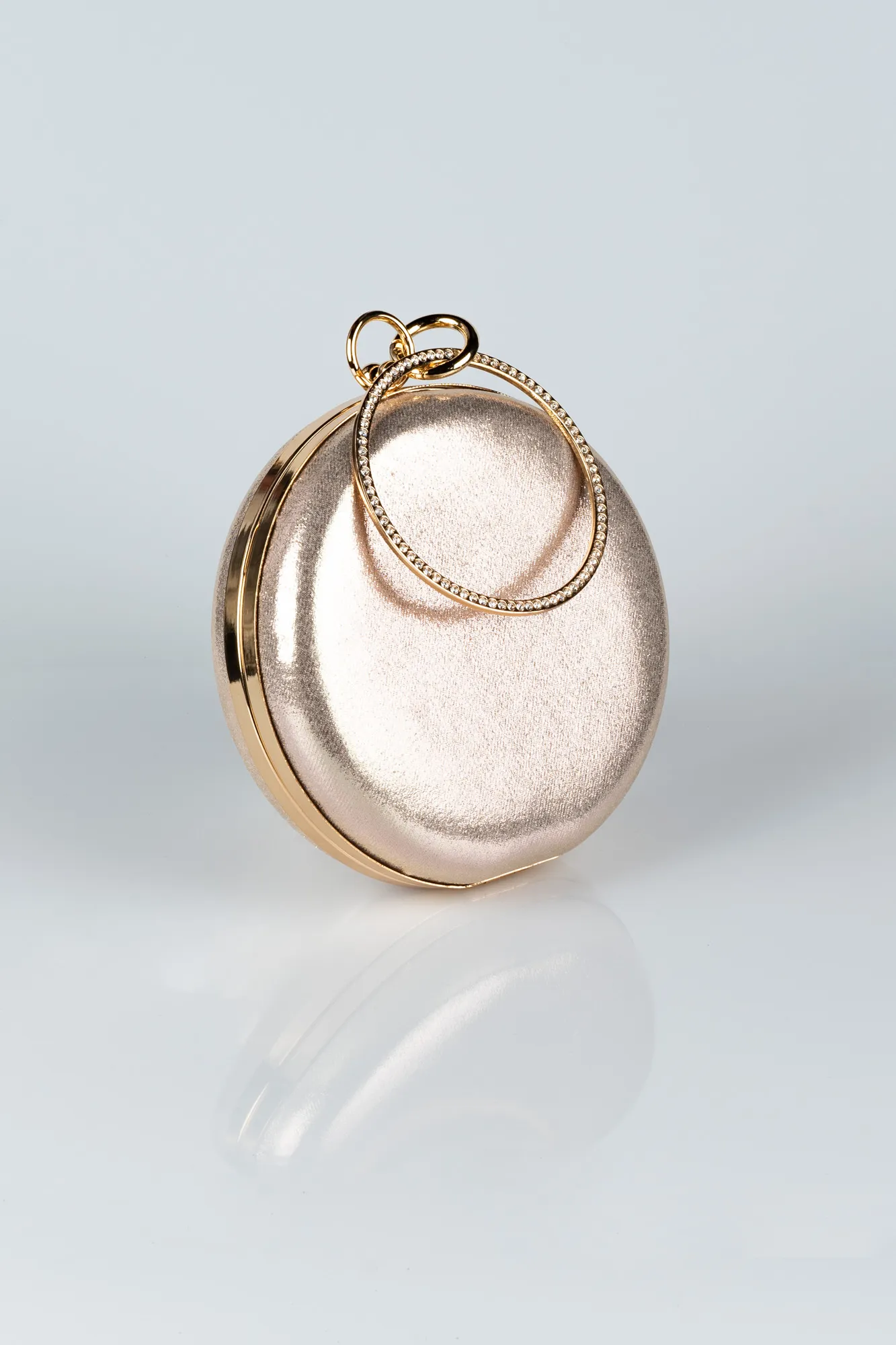 Gold-Plaster Fabric Box Bag V0259