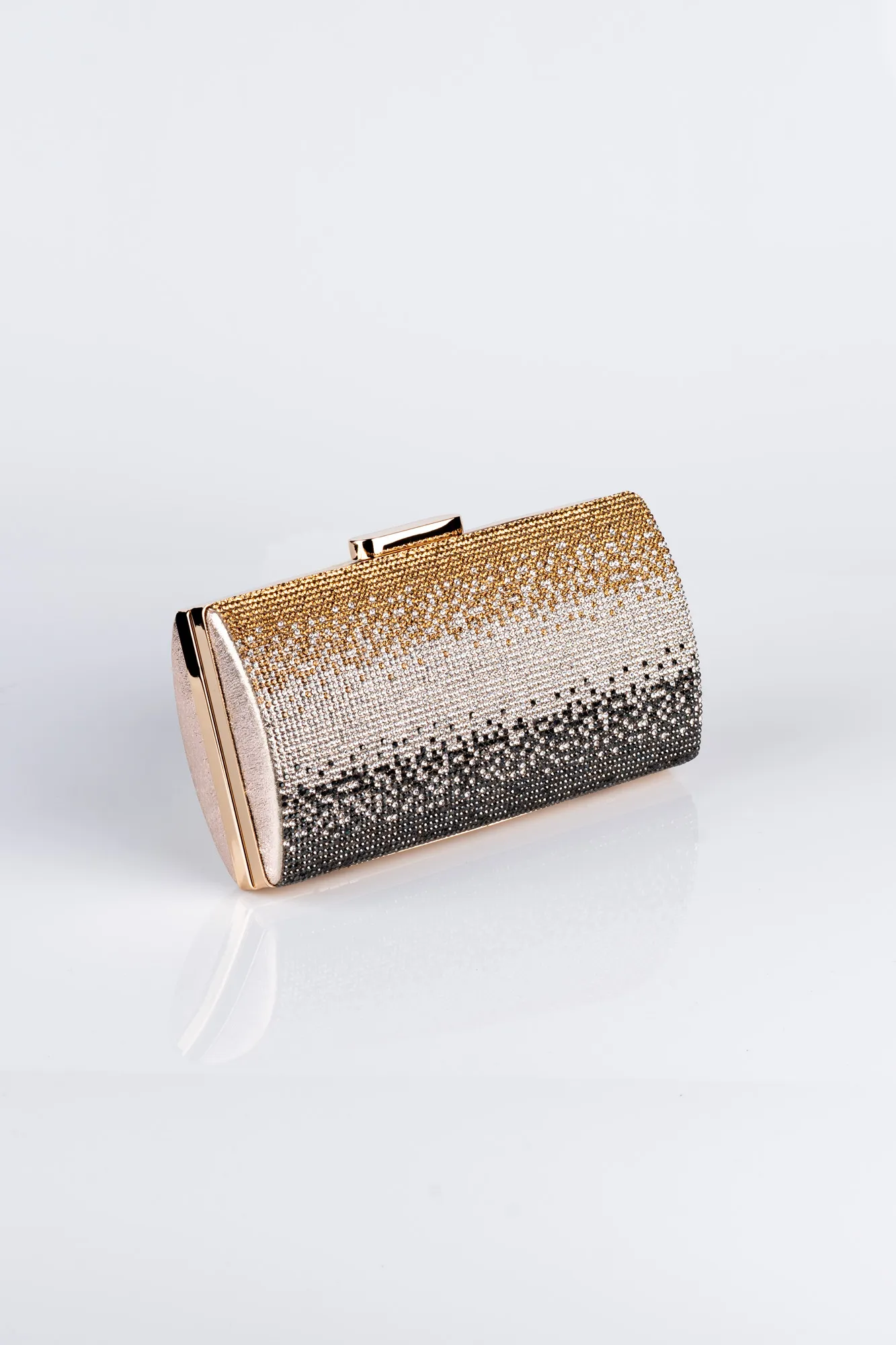 Gold-Plaster Fabric Box Bag V352