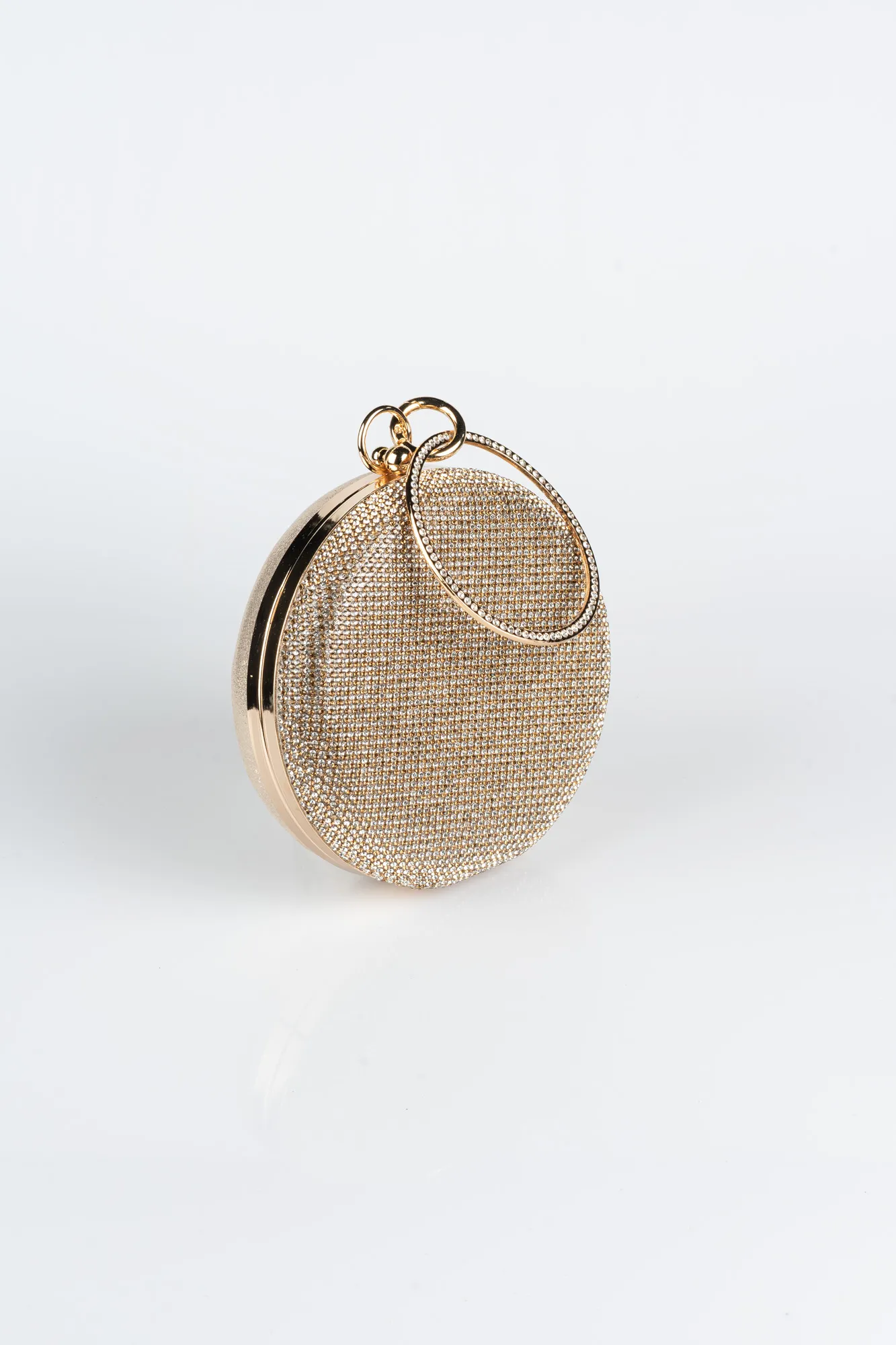 Gold-Plaster Fabric Box Bag V364