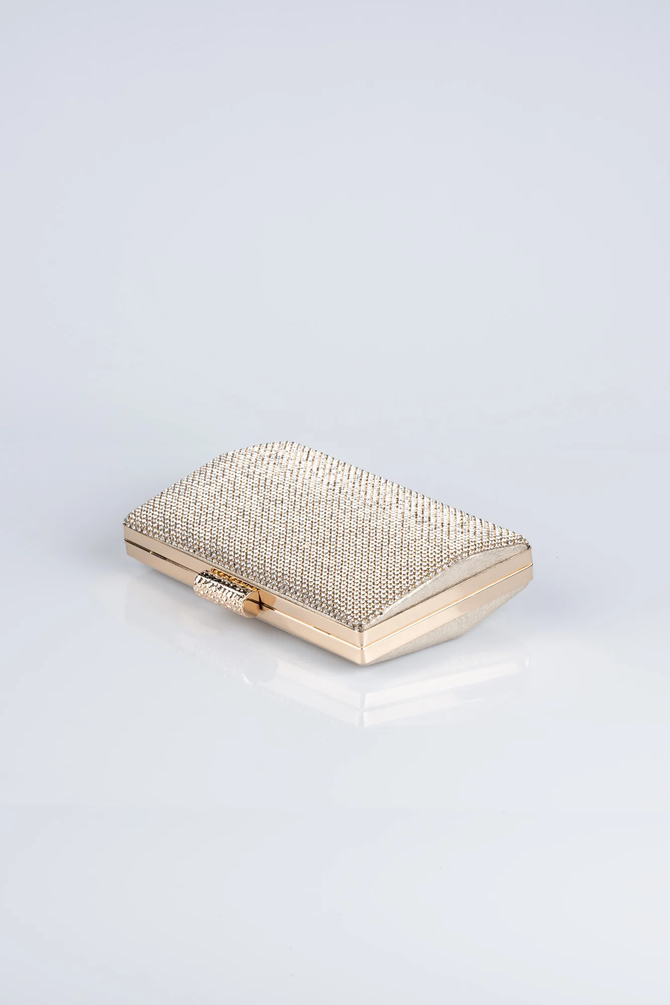 Gold-Plaster Fabric Box Bag V366